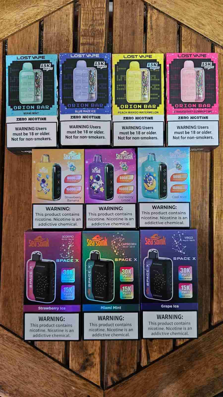 Vapes Orion Bar y Sea Somk