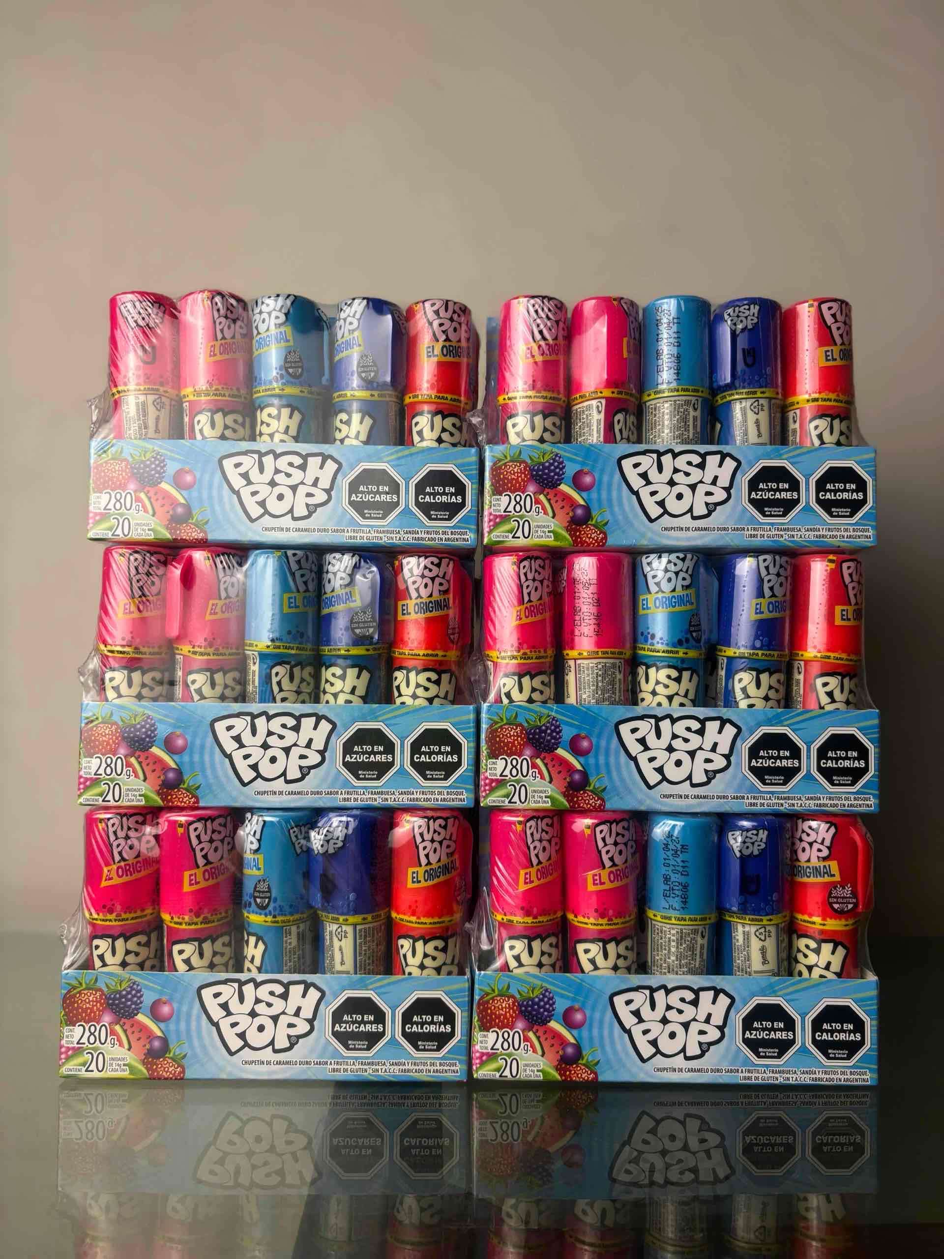 Pack de Push Pop originales (x20uni)