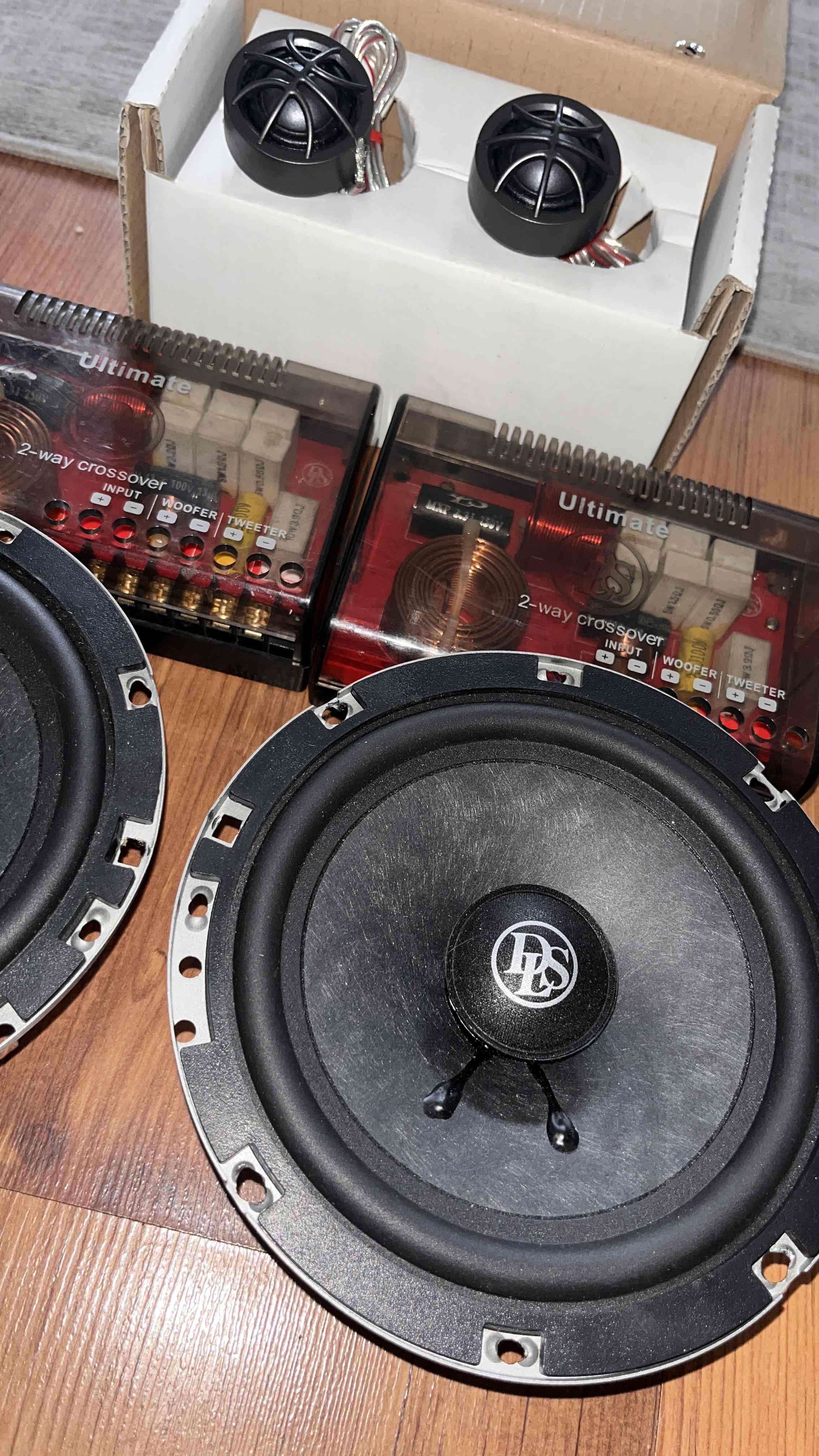 Sistema de parlantes y crossover dls 16.5cm - miniatura 2