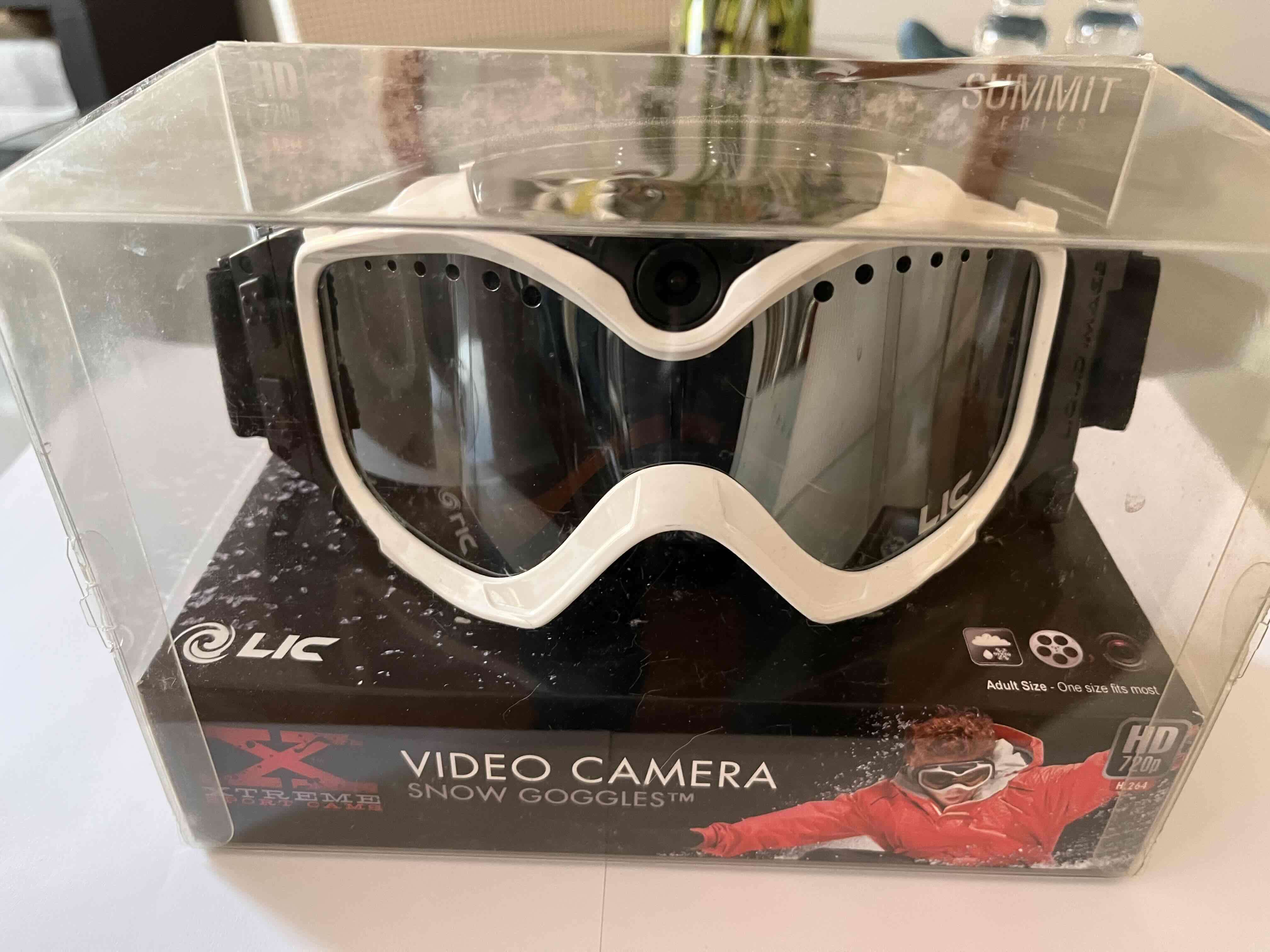 Gafas de nieve con cámara HD