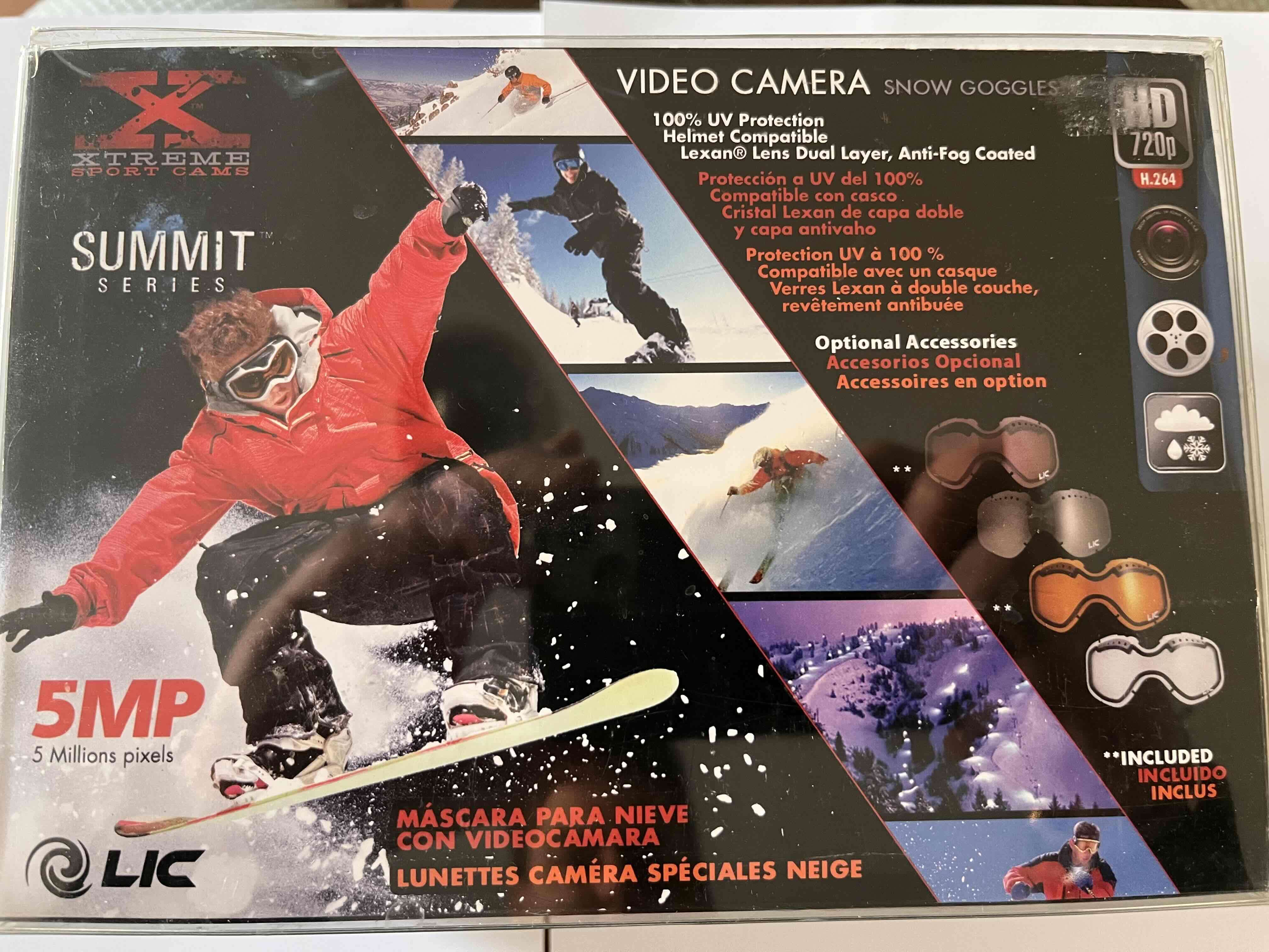 Gafas de nieve con cámara HD - miniatura 2