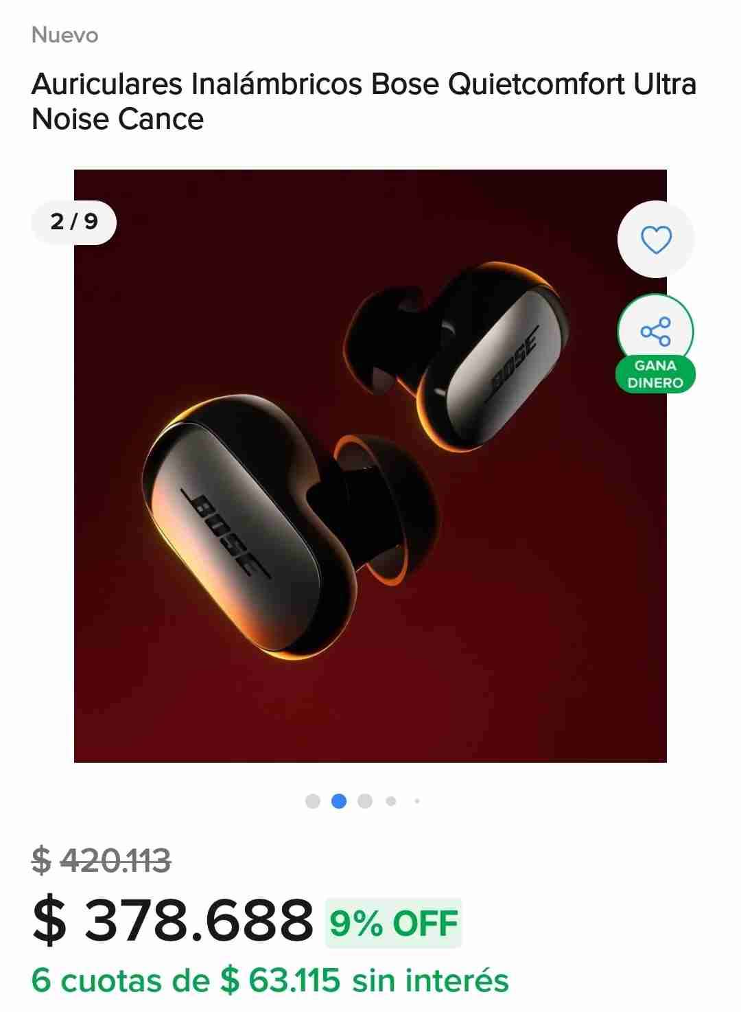 Auriculares Bose Quietcomfort Ultra - miniatura 2