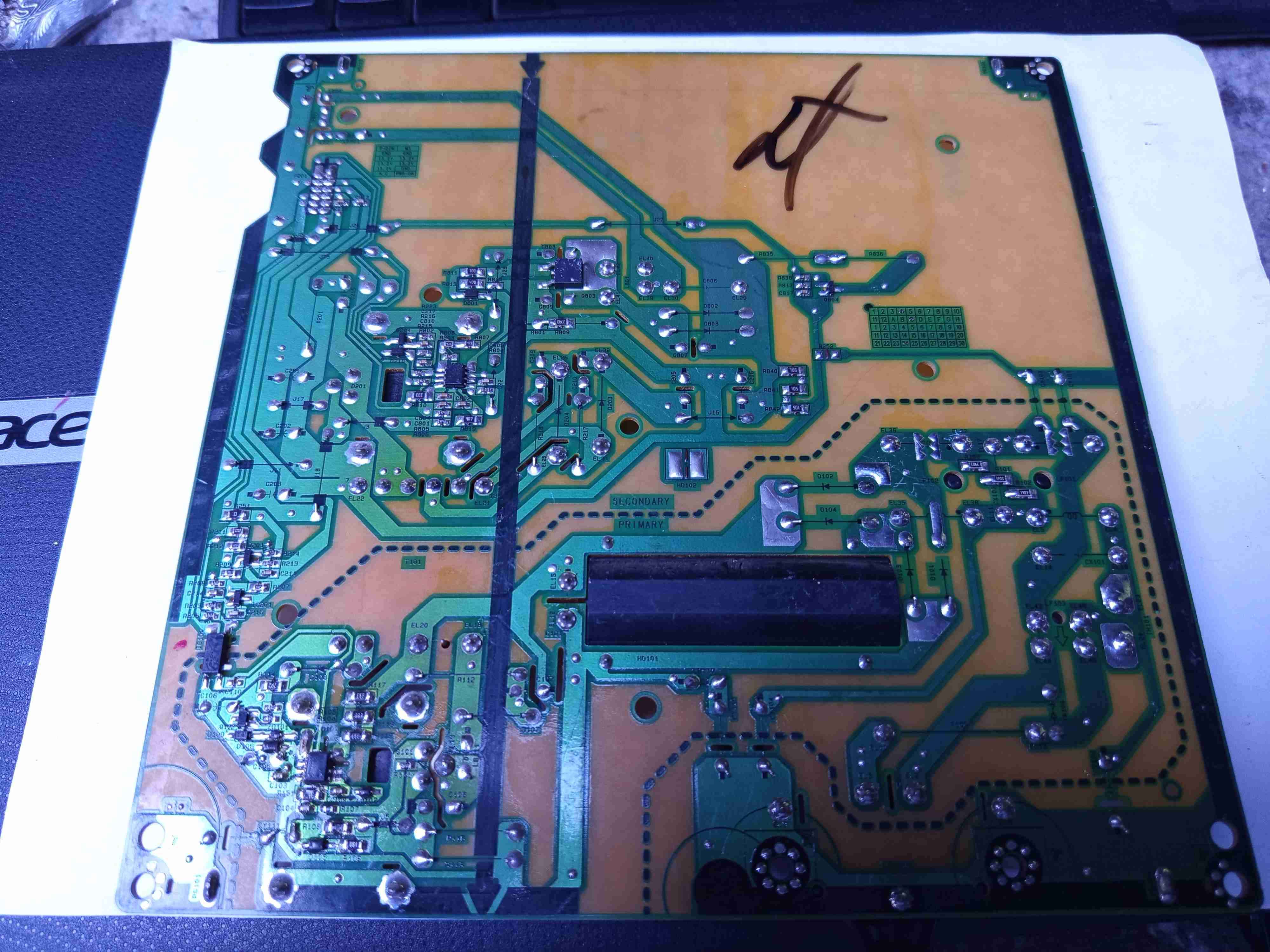 Fuente de poder televisor LG 49lh5700 - miniatura 5