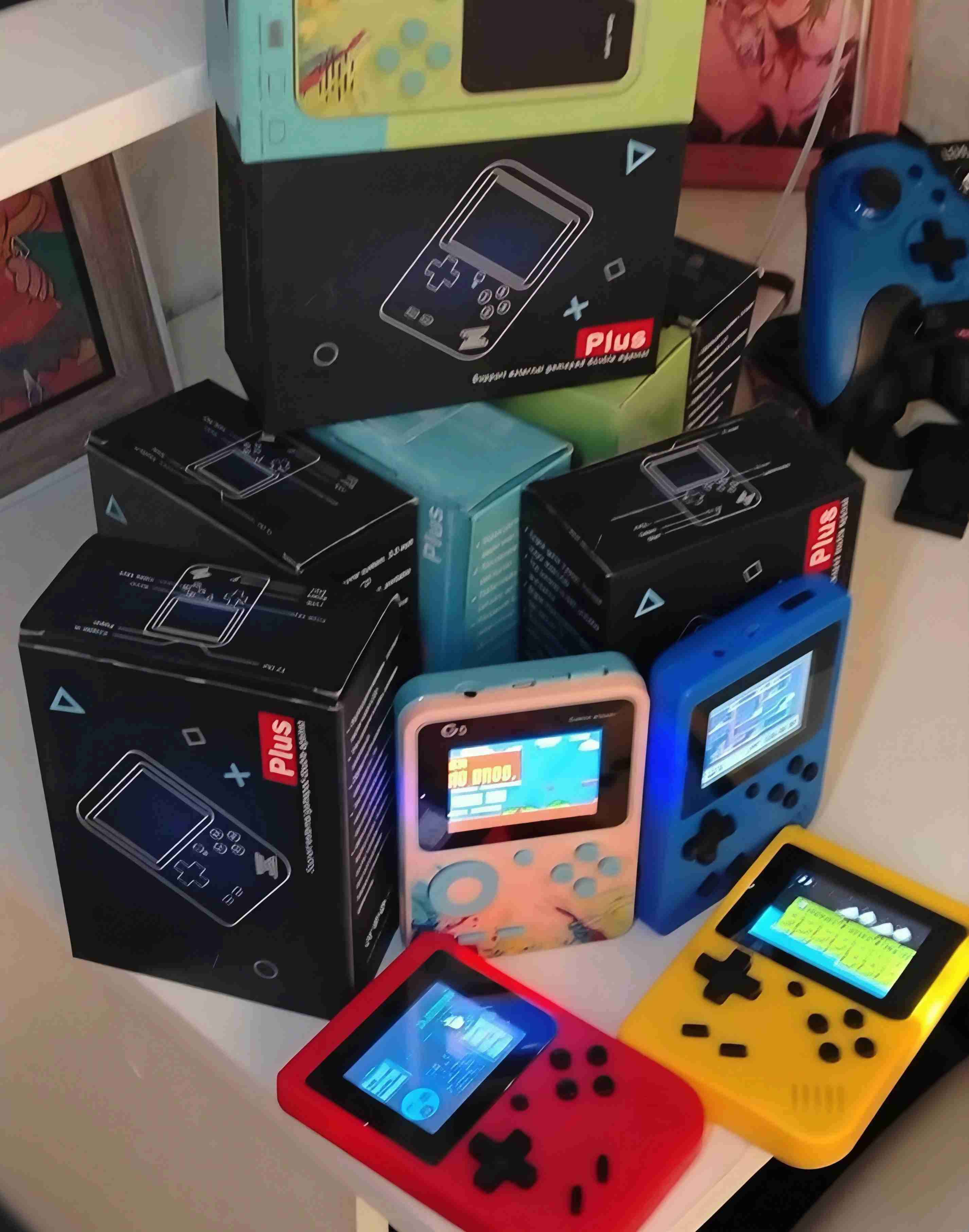 Consola portátil retro mini más de 400 juegos 8bit - miniatura 4