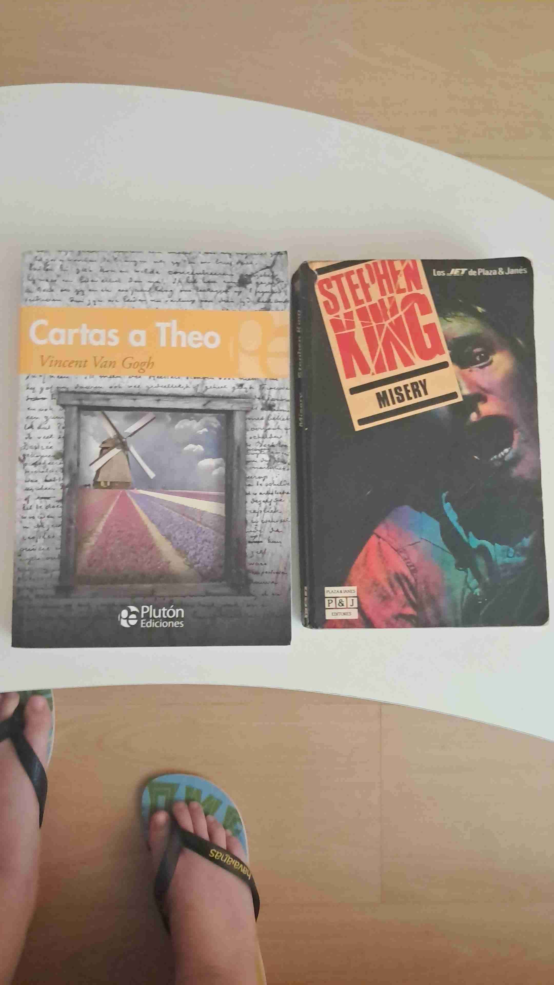 Libros Van Gogh y Stephen King