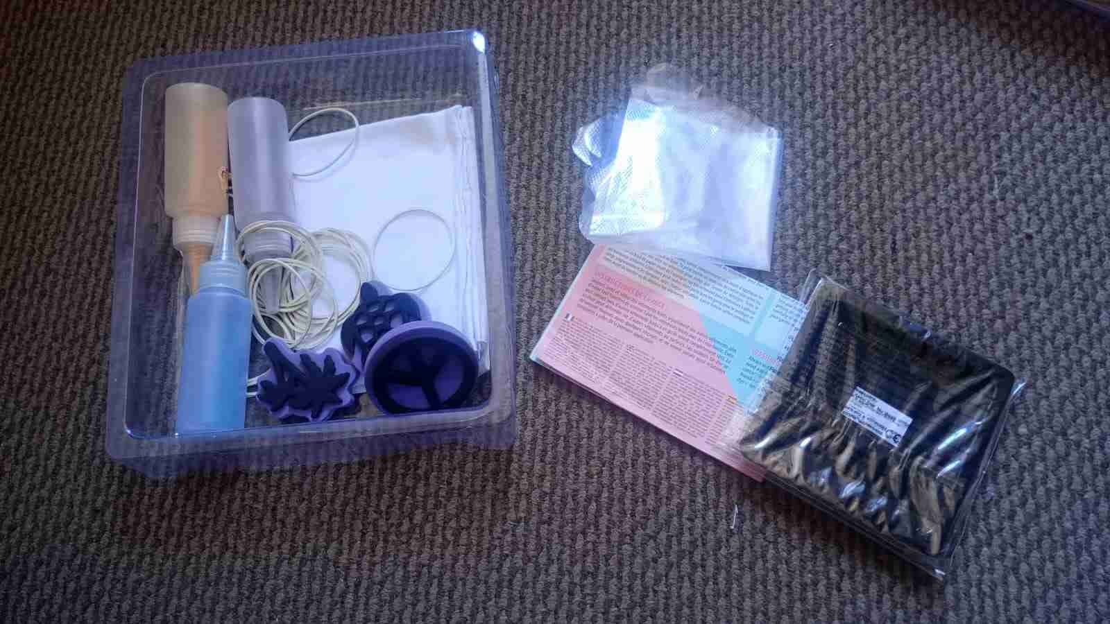 Set Tie Dye Tiñe tu propia bolsita