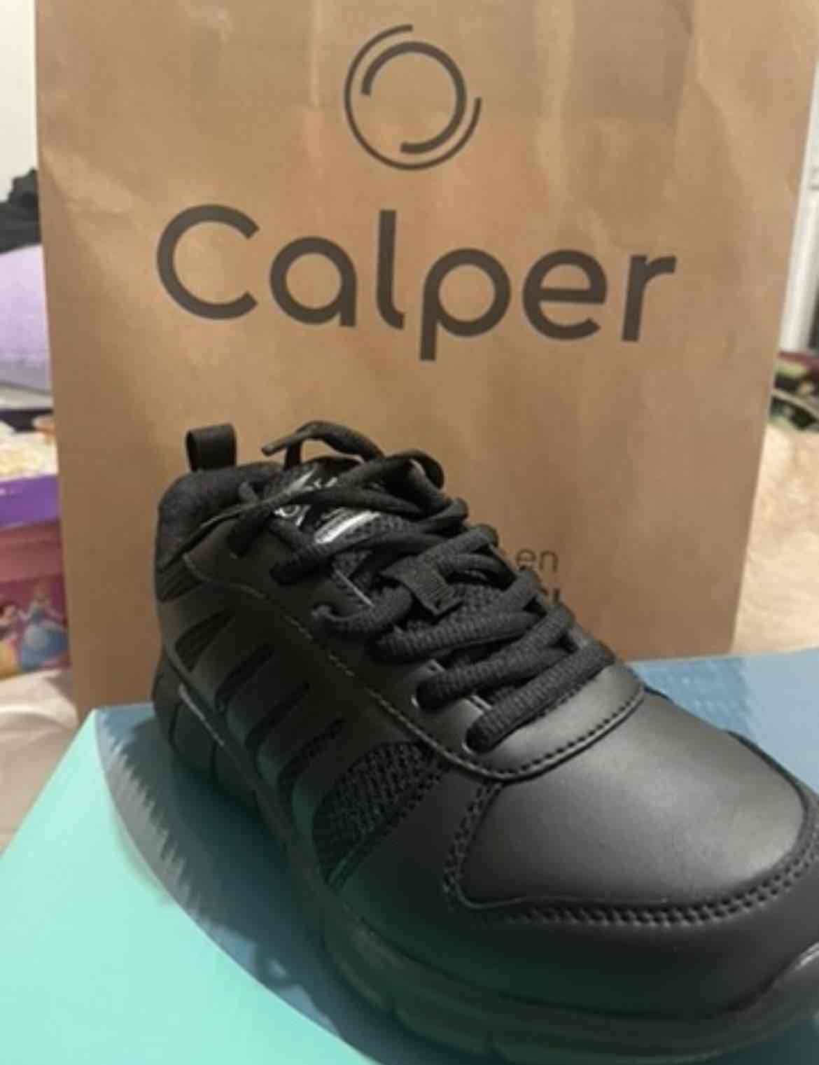 Zapatilla negras NUEVAS SIN USO Calper número 36 - miniatura 2