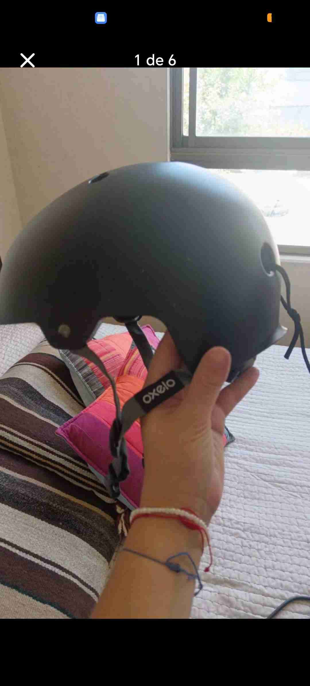 Casco Oxelo negro para ciclismo - miniatura 2