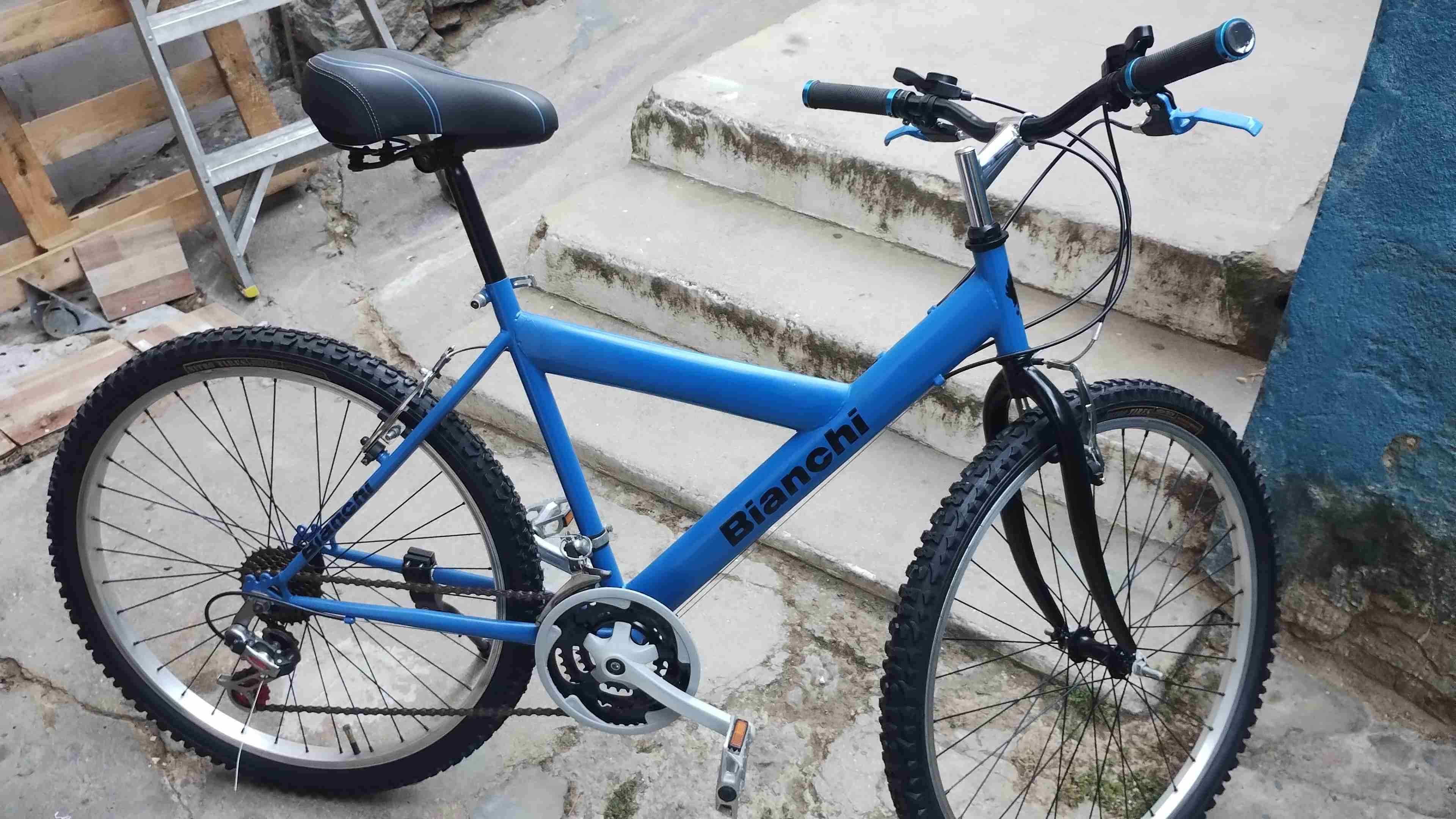 Bicicleta Bianchi azul