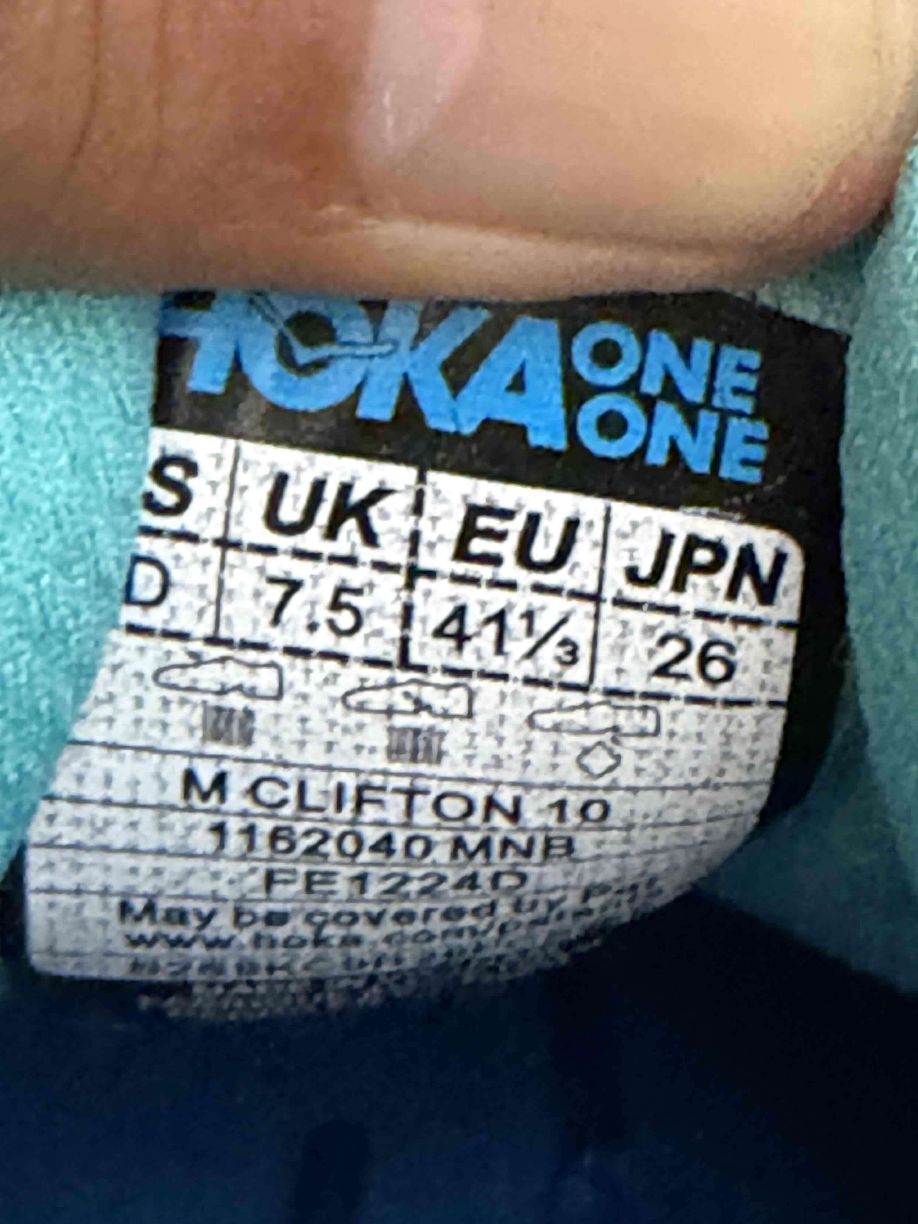 Zapatillas deportivas azul Hoka - miniatura 5