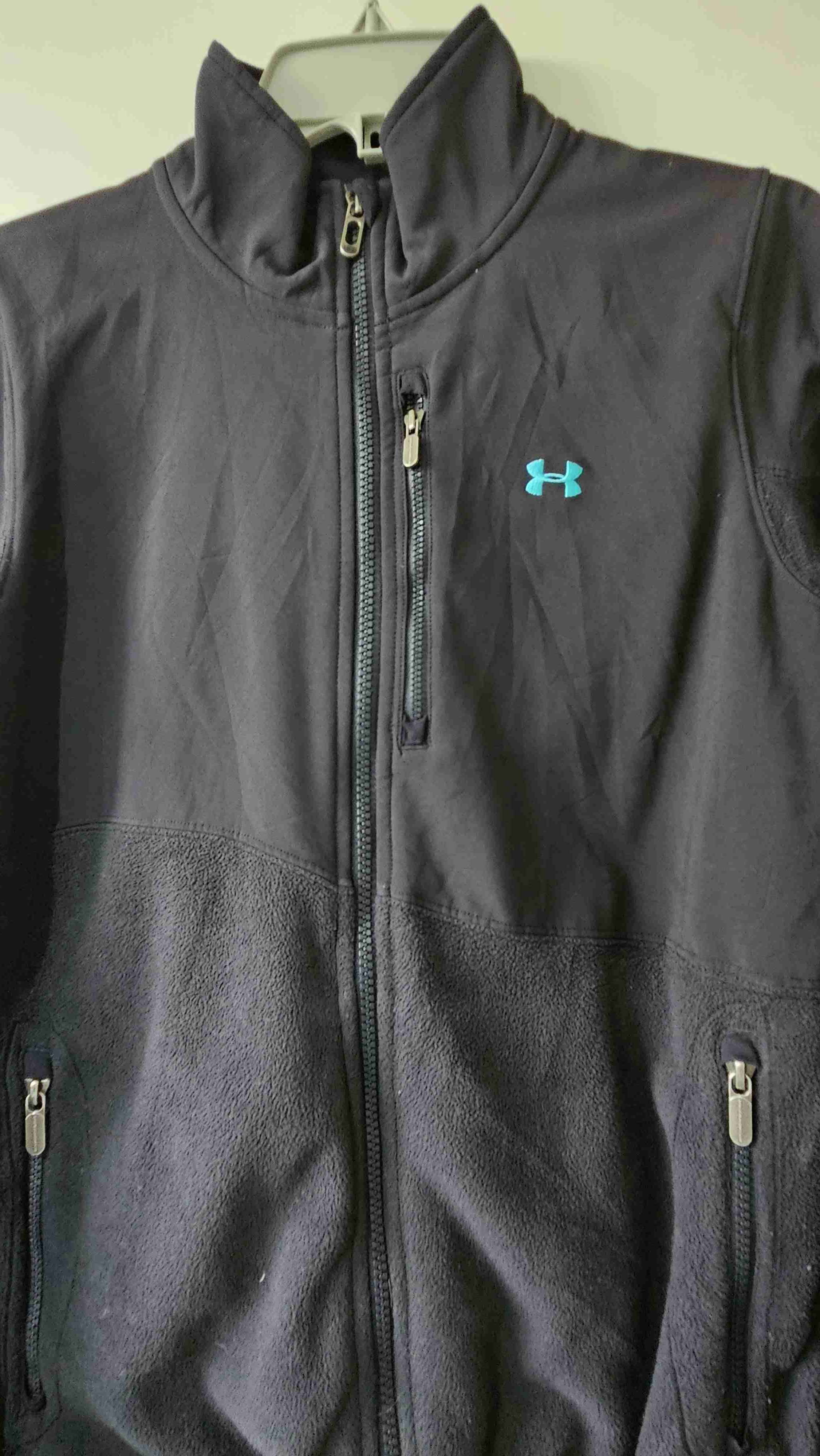 Chaqueta polar negra Under Armour - miniatura 2