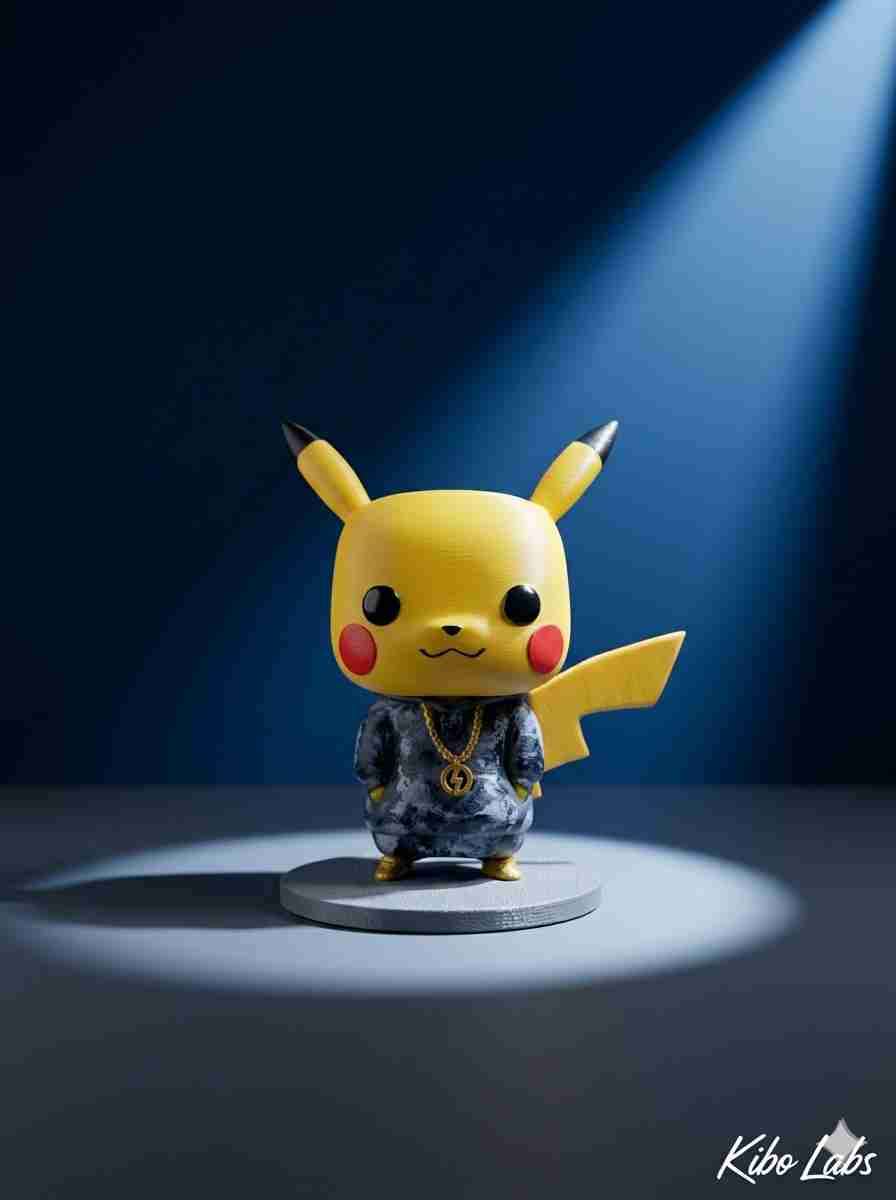 Figura Pikachu estilo urbano
