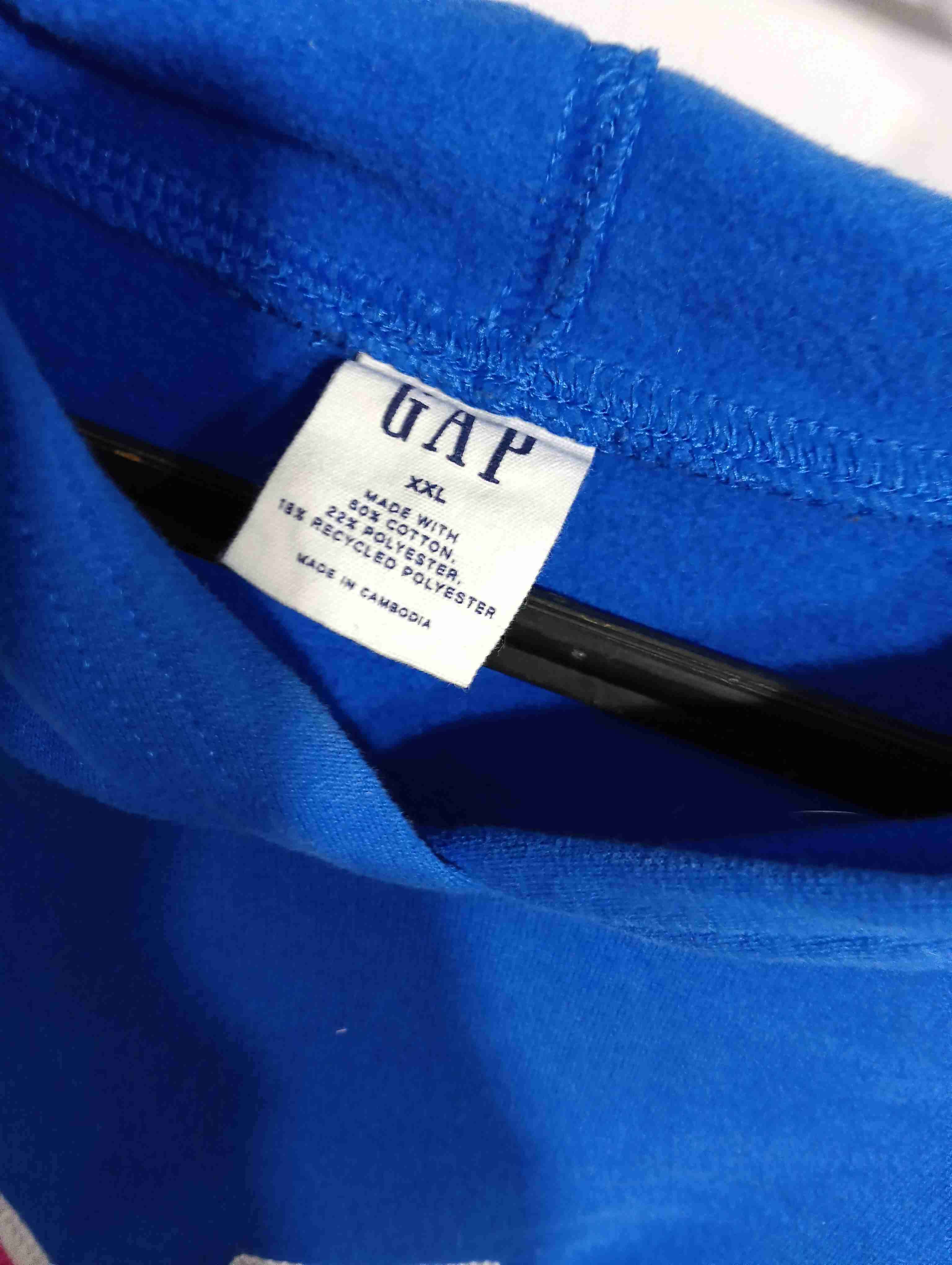 Polerón celeste con capucha GAP xxl - miniatura 2