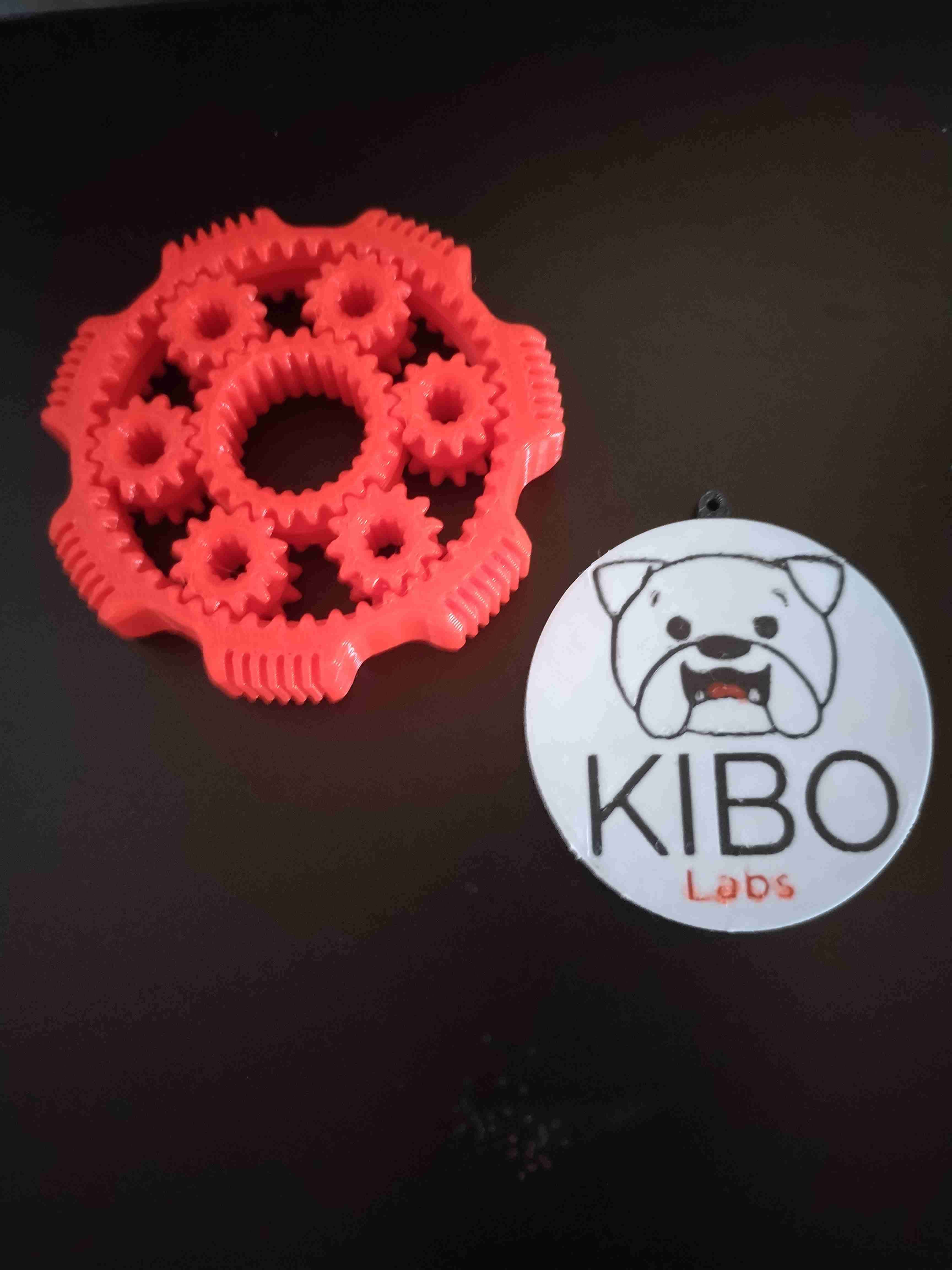 Fidget antiestress estilo engranaje