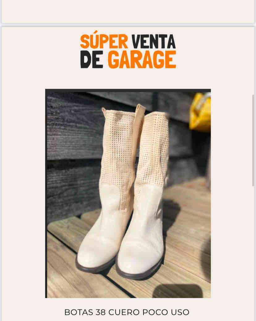 Lote Botines y botas de gamuza  cuero talla 38 - miniatura 4