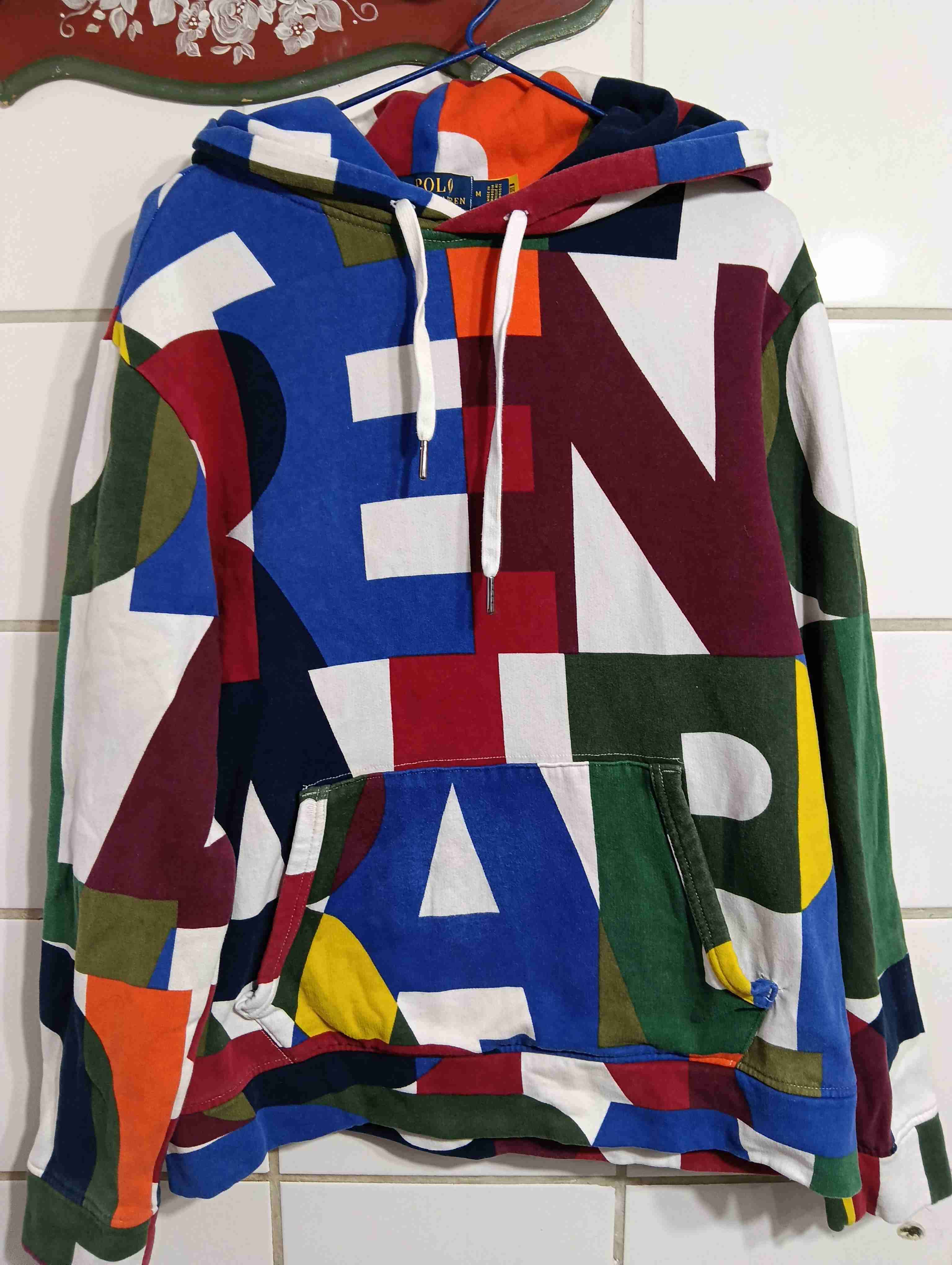 Polerón POLO estampado colorido talla M