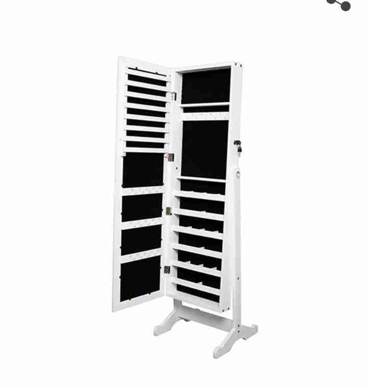 Espejo joyero color crema - miniatura 2