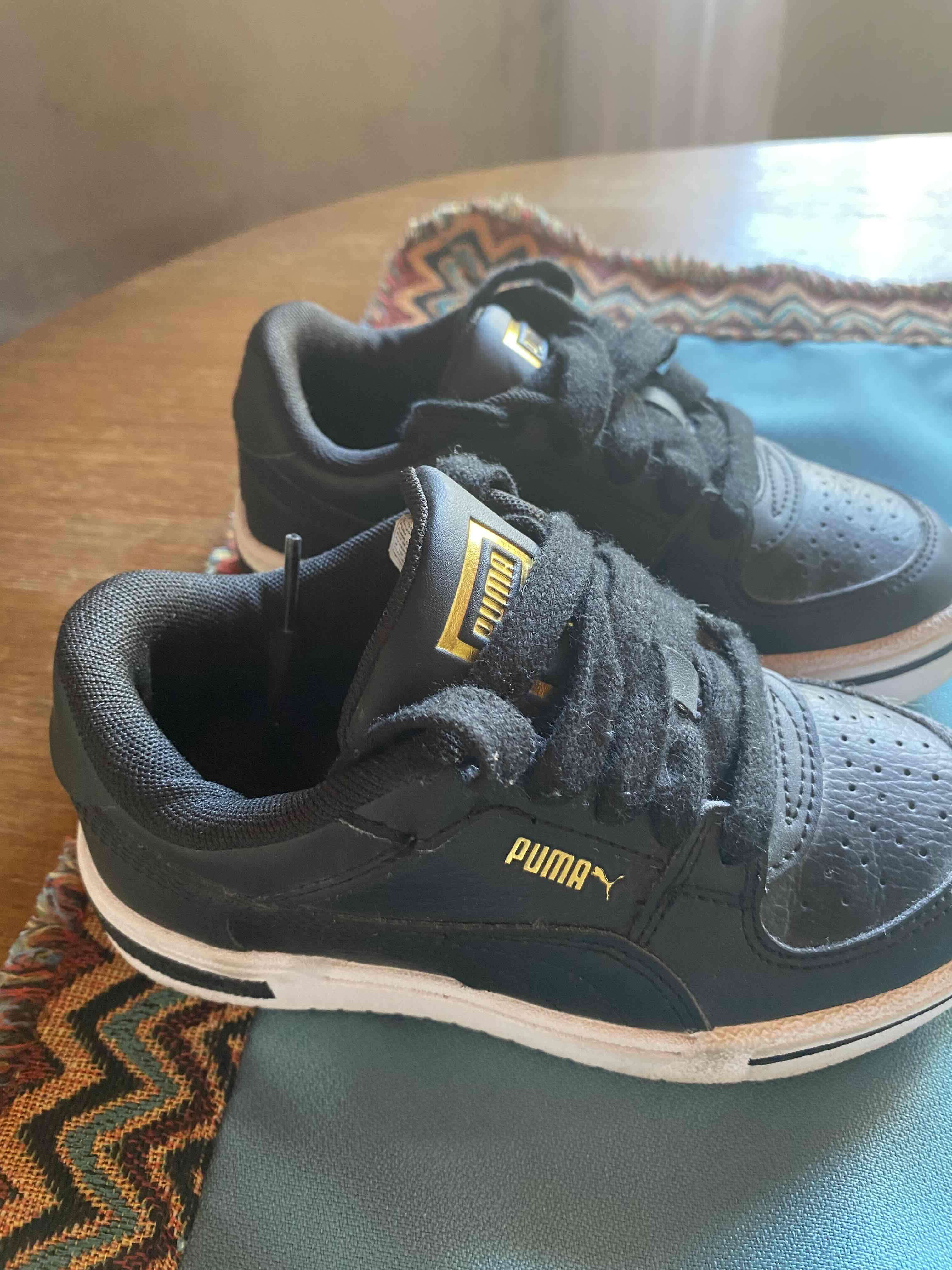 Zapatillas negras Puma para niños - miniatura 2