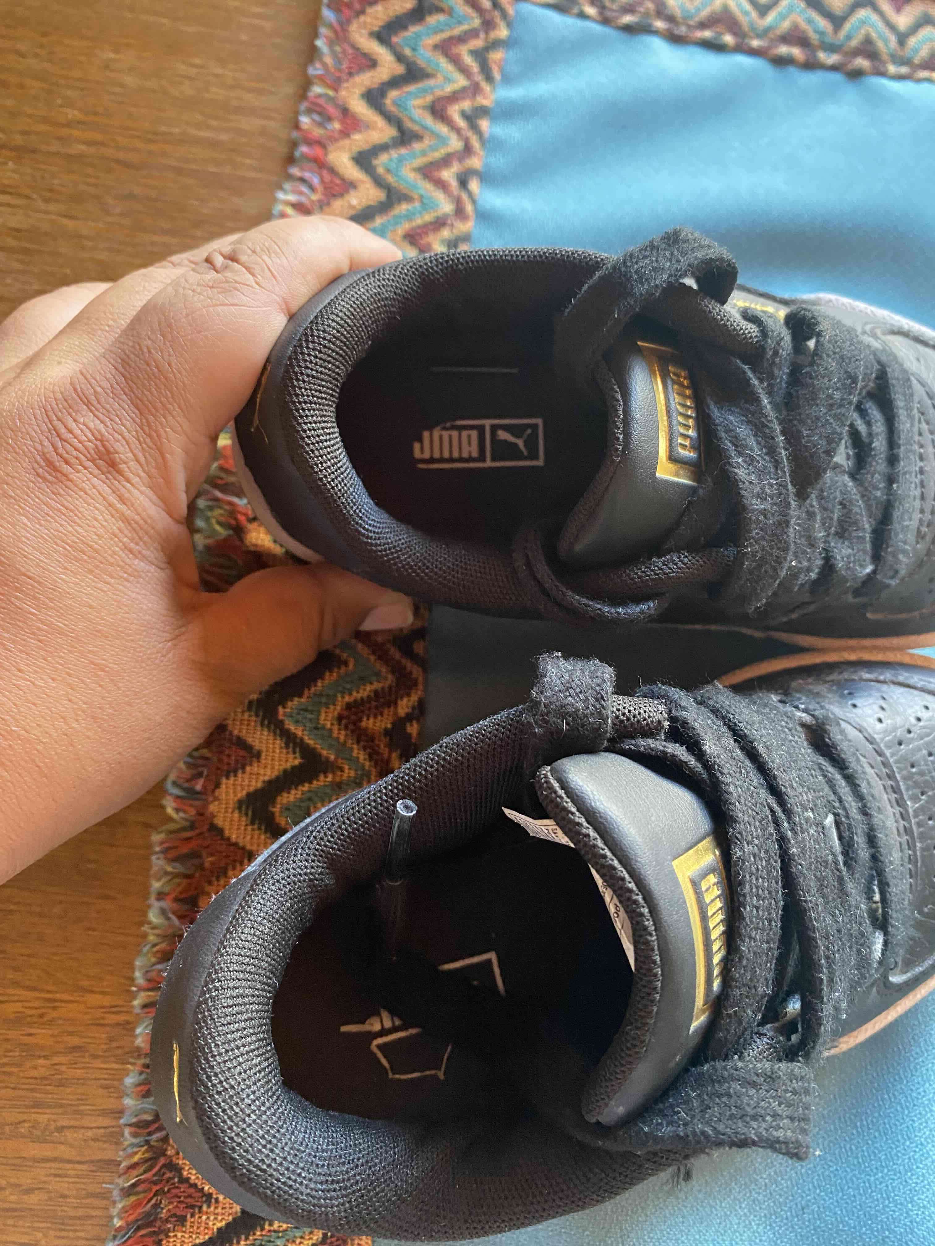 Zapatillas negras Puma para niños - miniatura 5