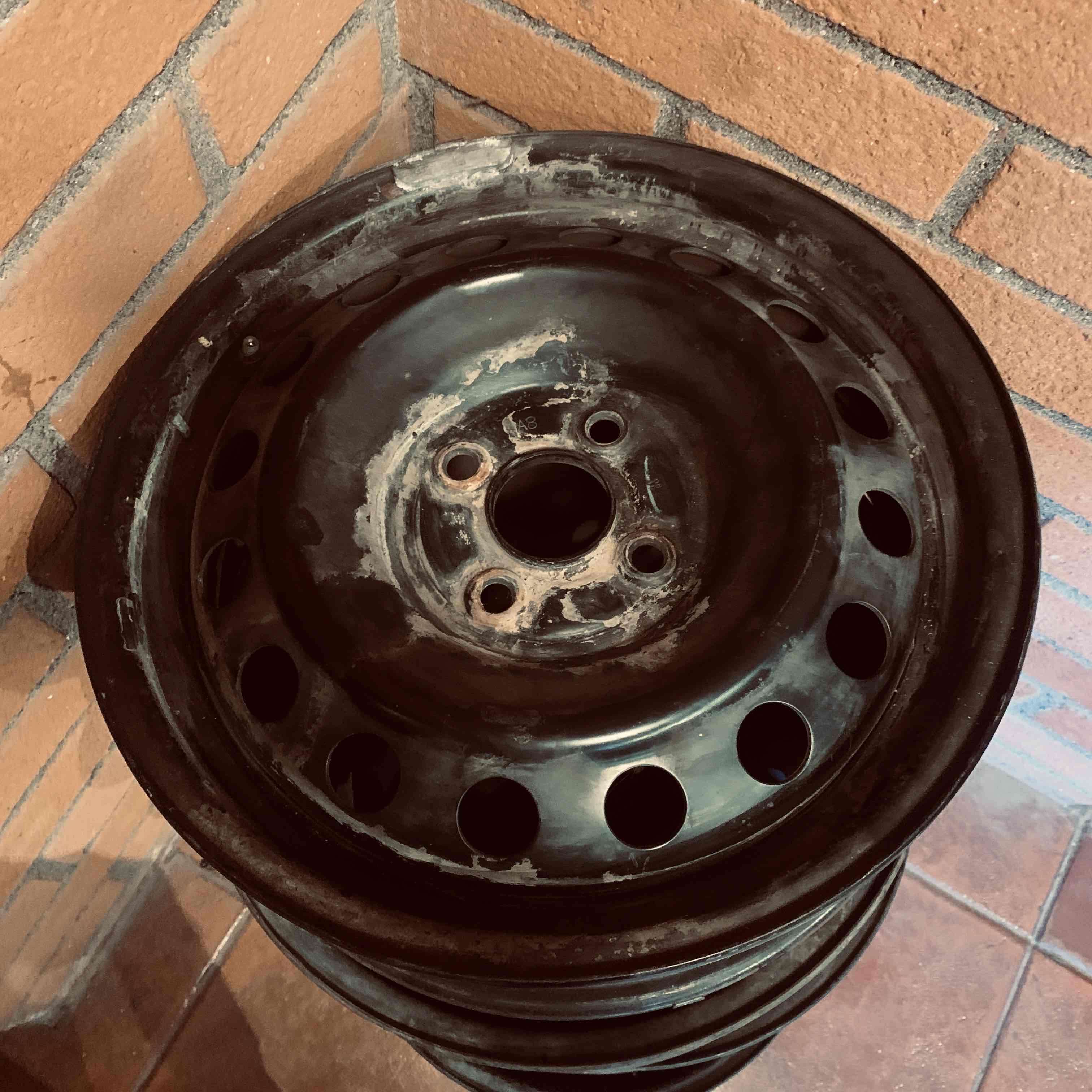 Llantas de acero usadas