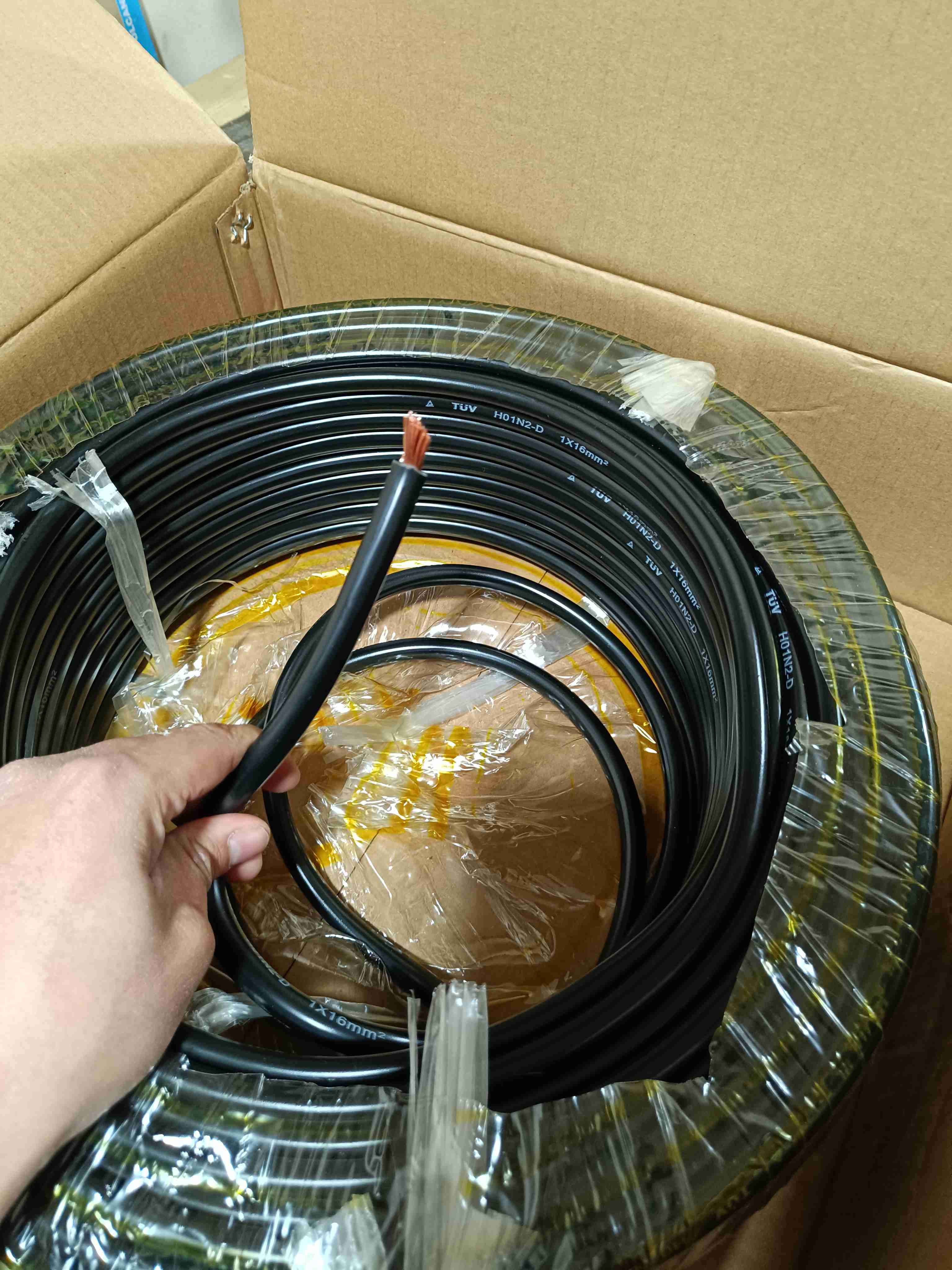 cable de soldar 16mm² venta por metro y por rollo