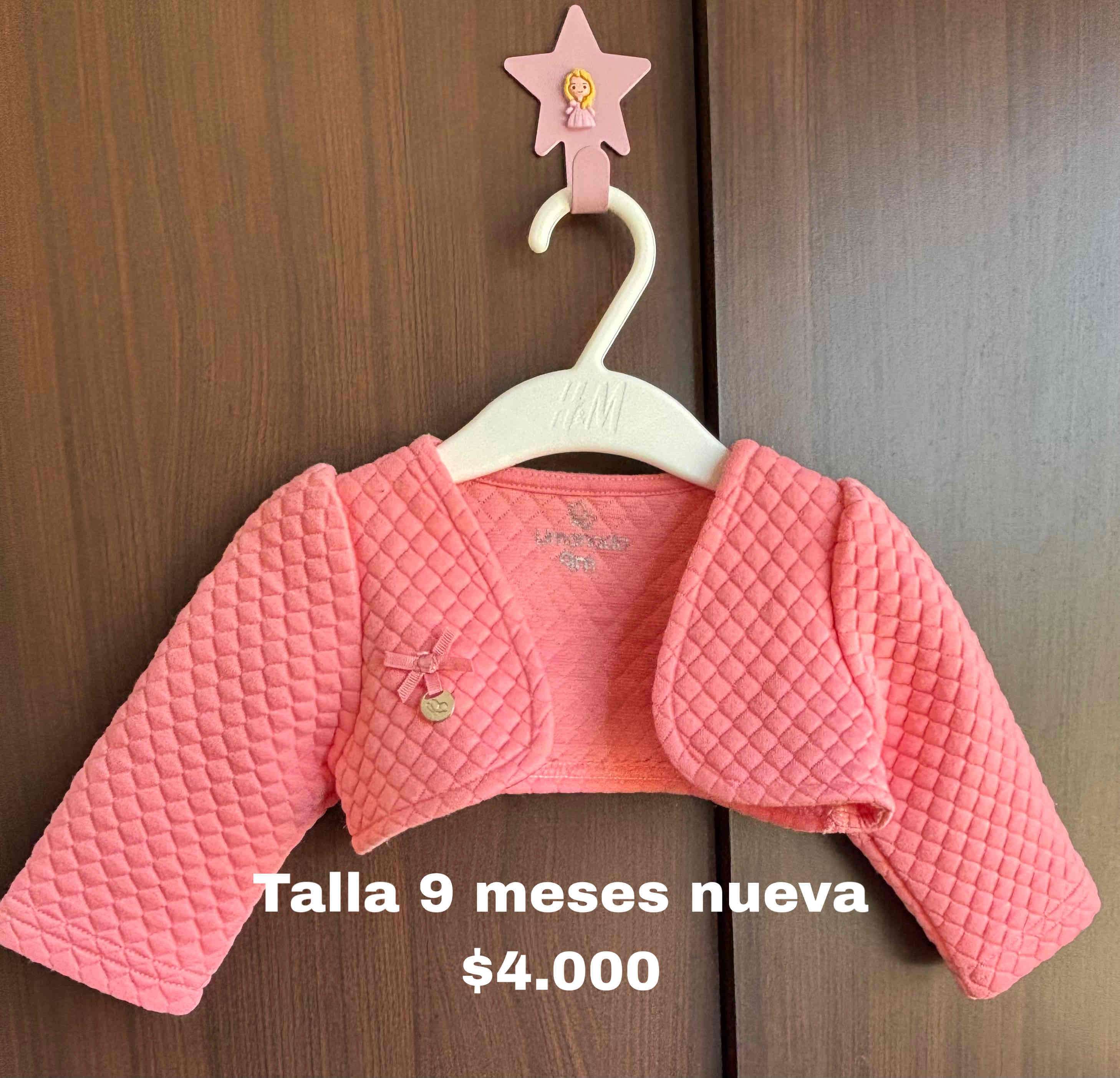Chaqueta bebé rosada limonada