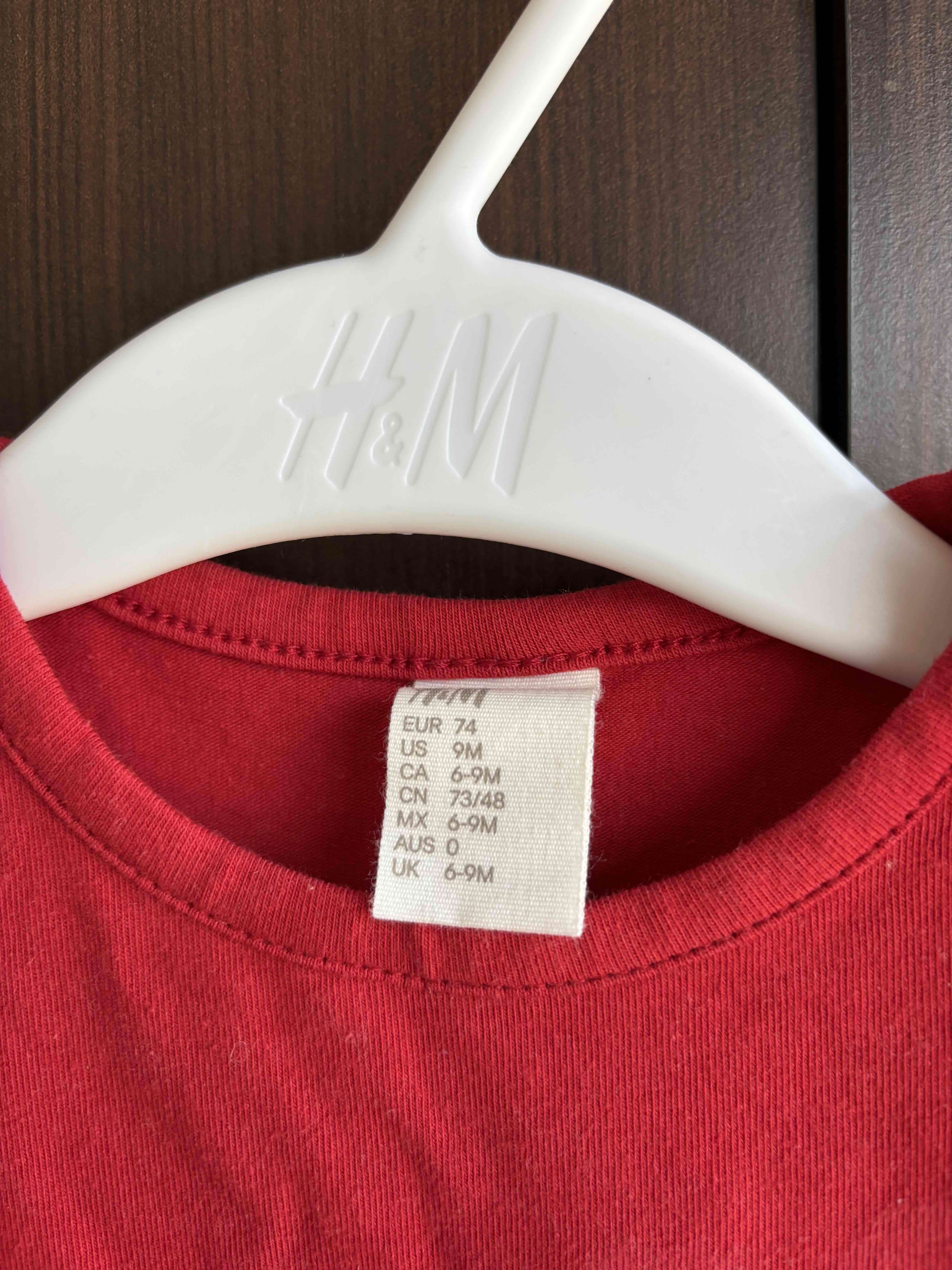 Vestido rojo para niña 6-9 meses - miniatura 2