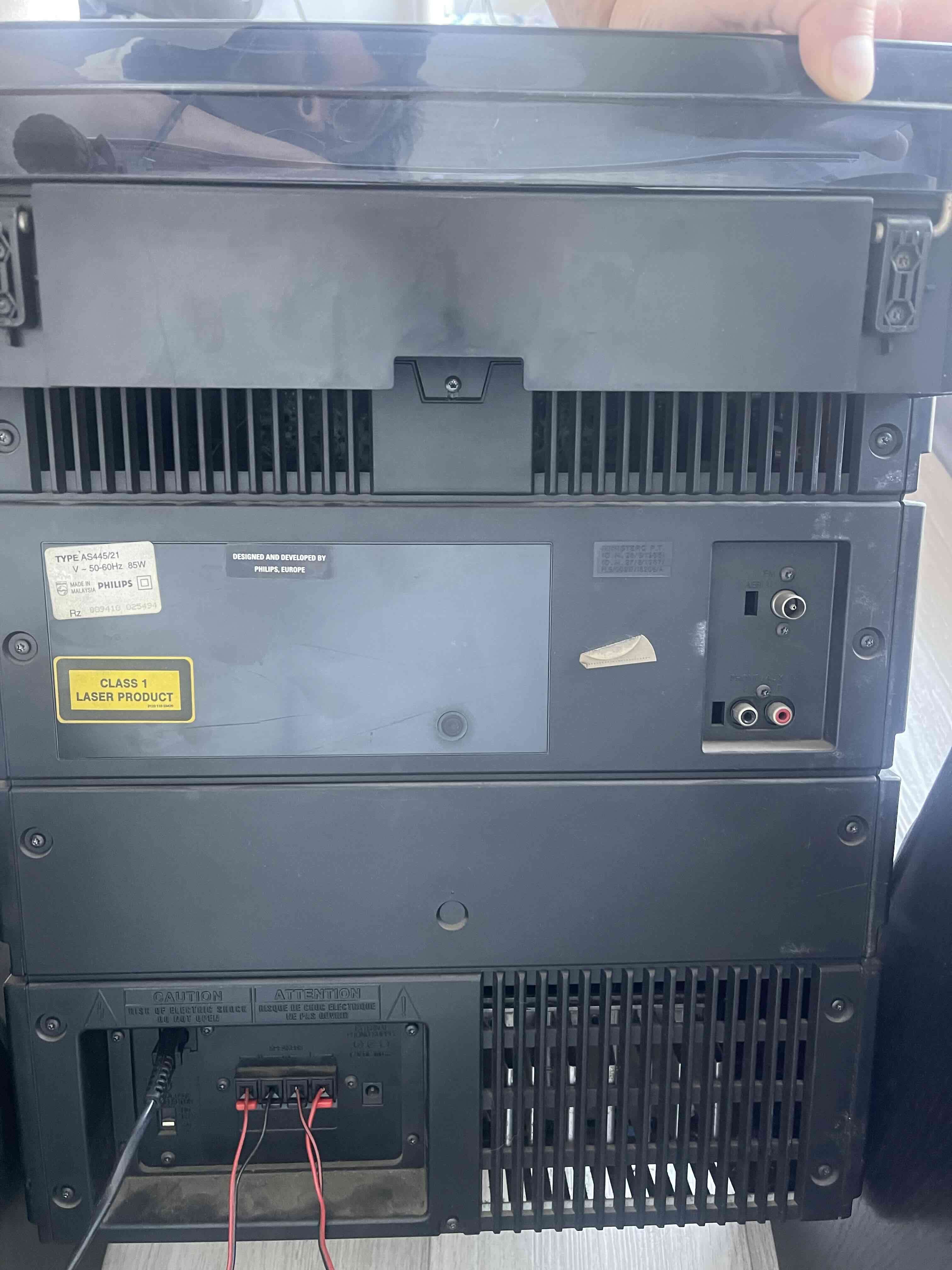 Equipo de sonido Philips AS445 (1993 para reparar) - miniatura 4