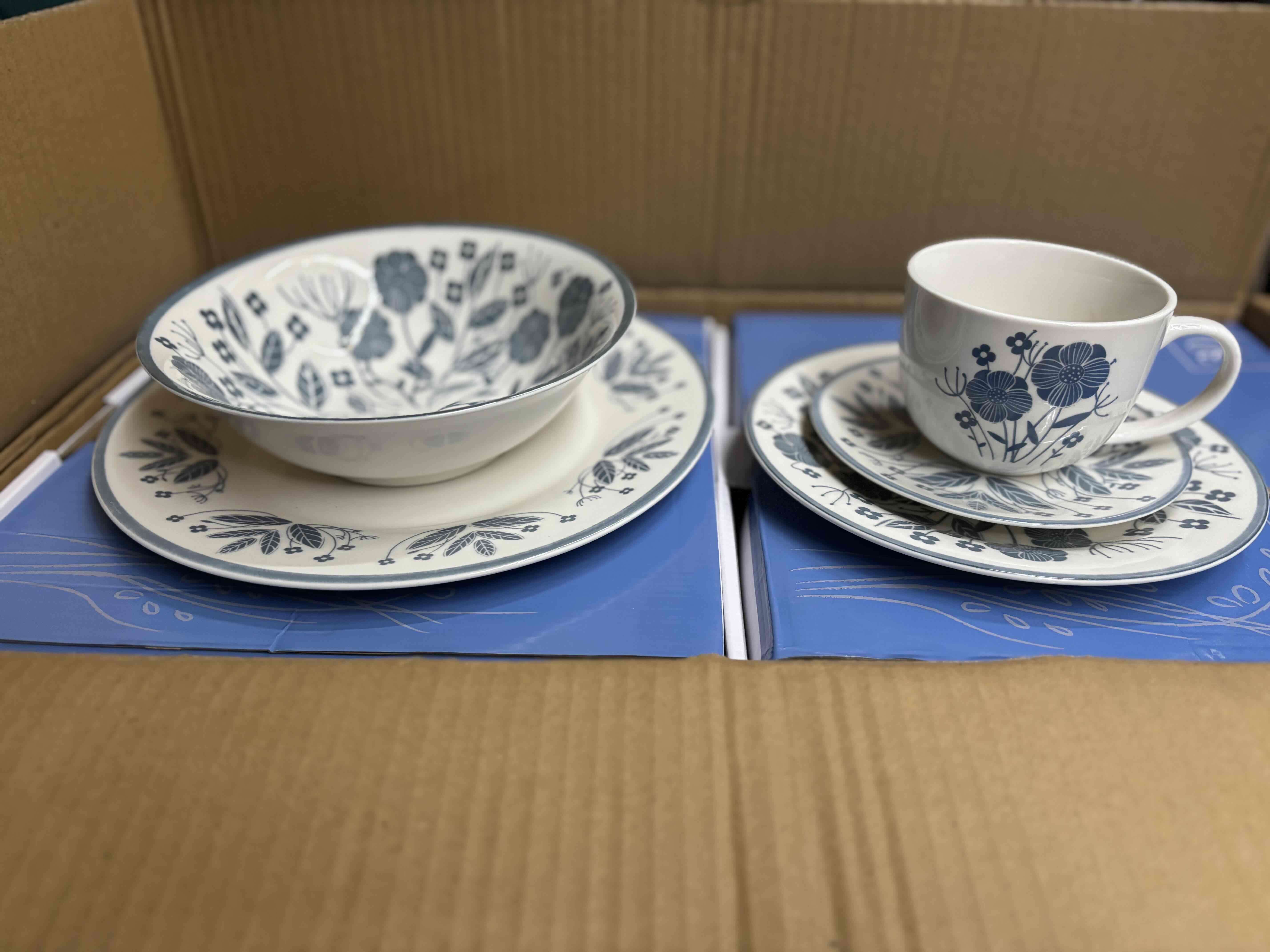 Vajilla Porcelana Hallen 30 Piezas Blanco Hannah