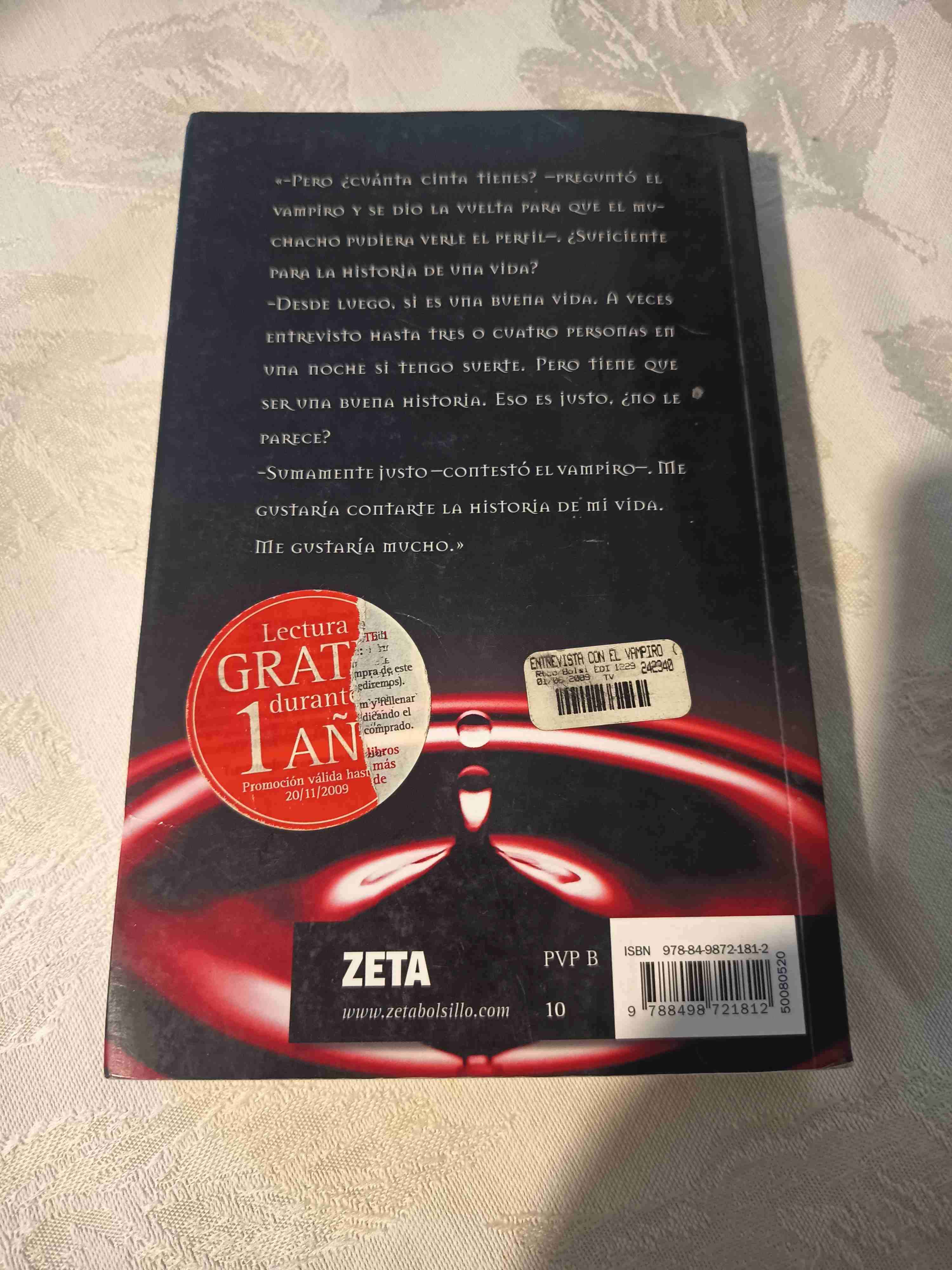 Libro Entrevista con el Vampiro - miniatura 2