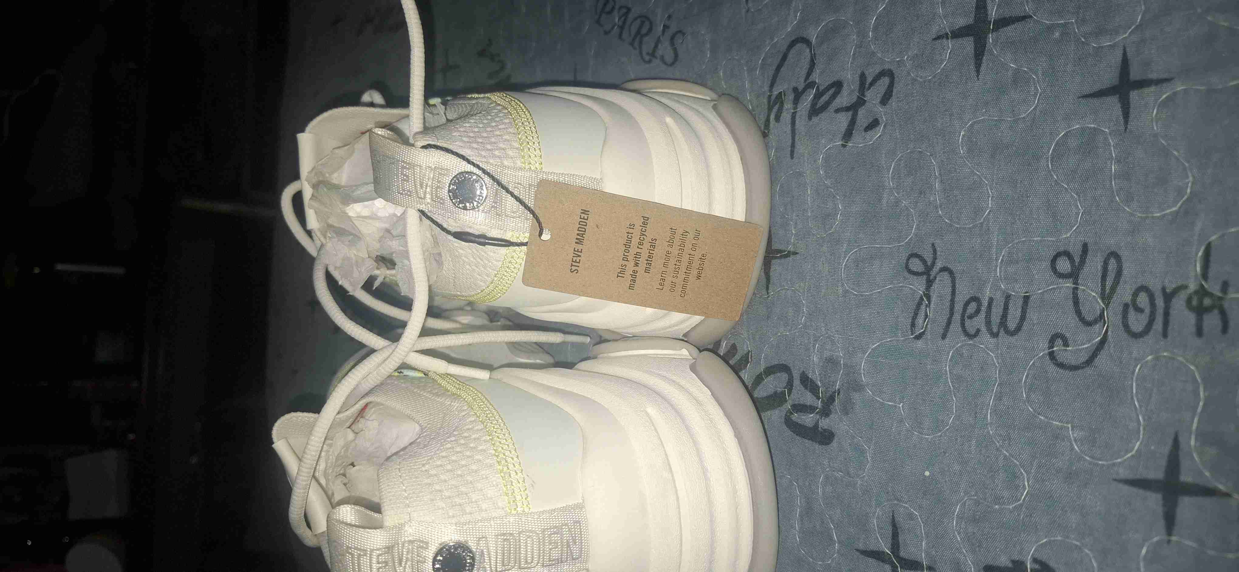 Zapatillas blancas Steve Madden - miniatura 4