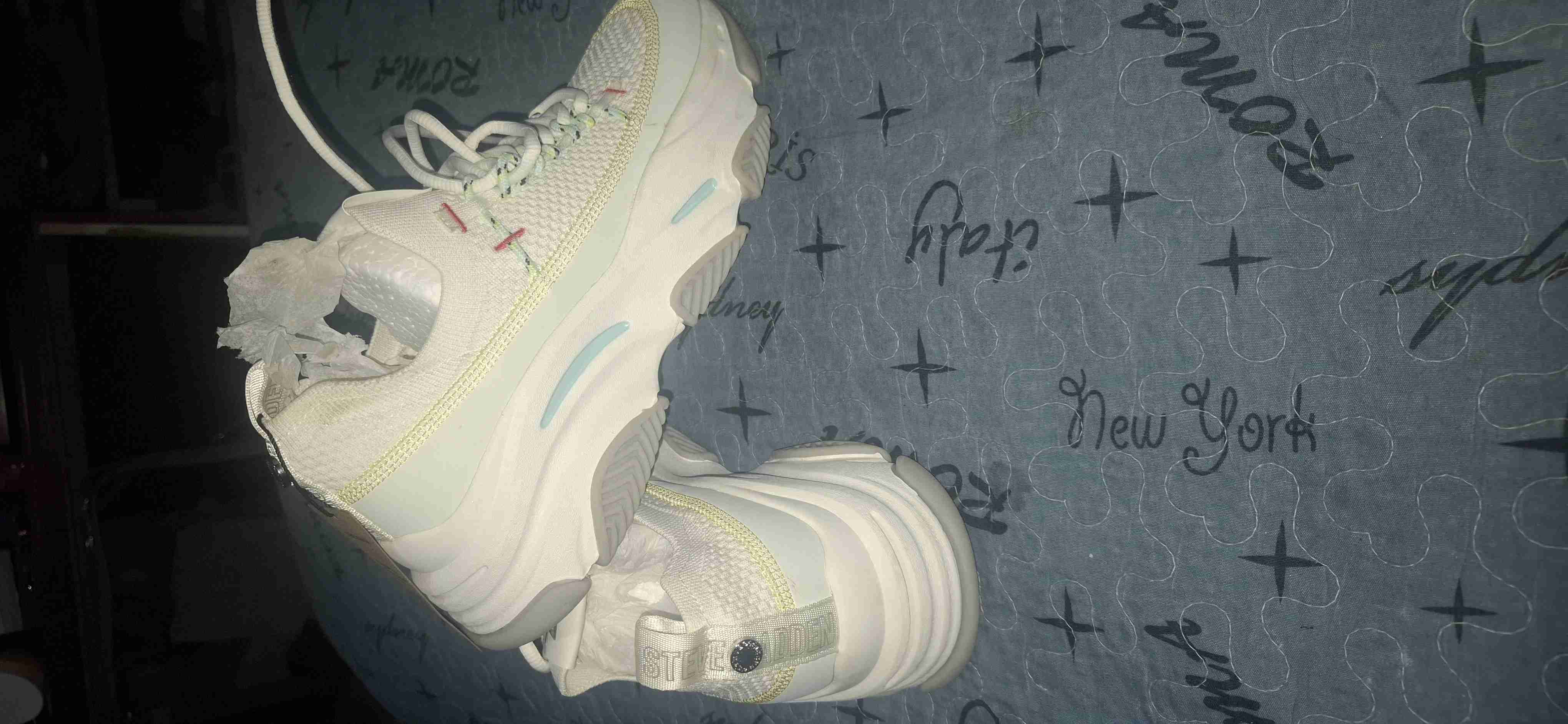 Zapatillas blancas Steve Madden - miniatura 5