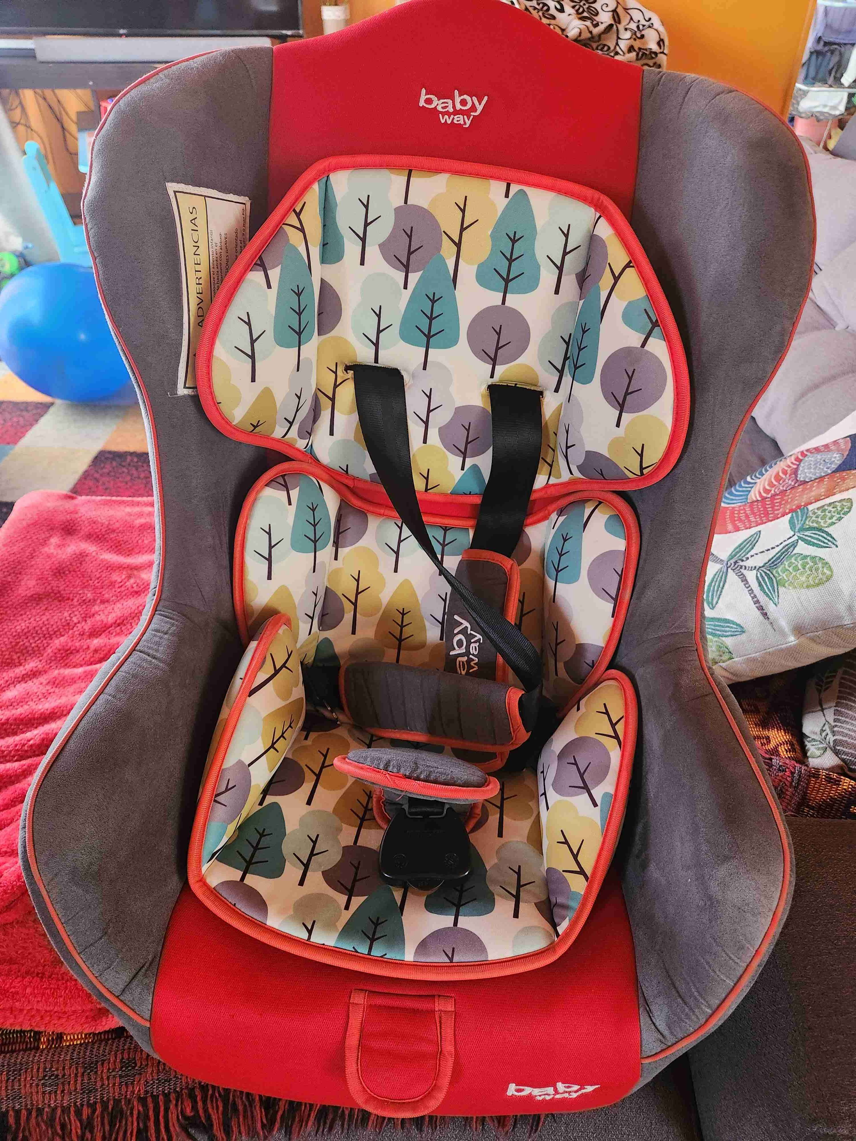 Silla de auto Baby Way roja - miniatura 2