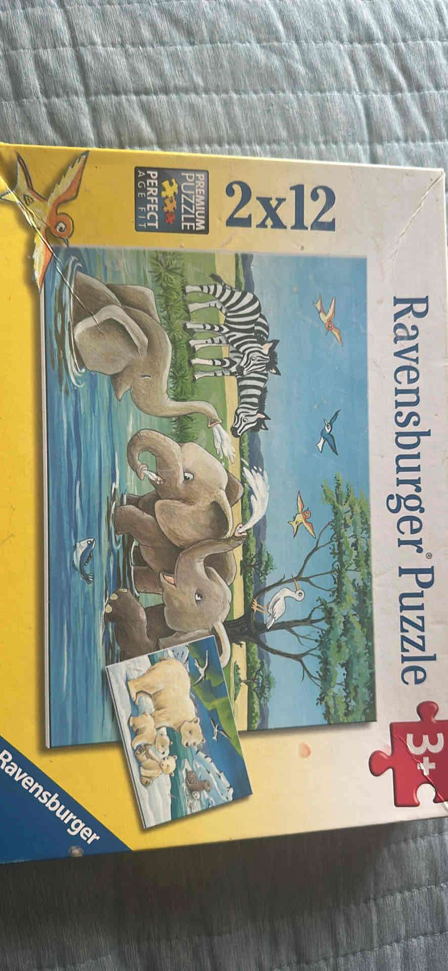 Puzzle Ravensburger 2x12 piezas