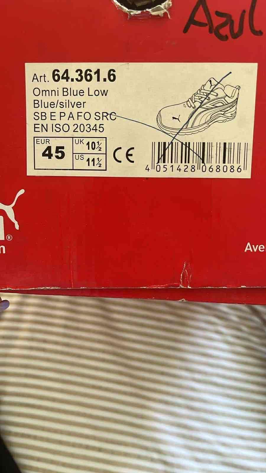 Zapatillas deportivas azul y gris - miniatura 2