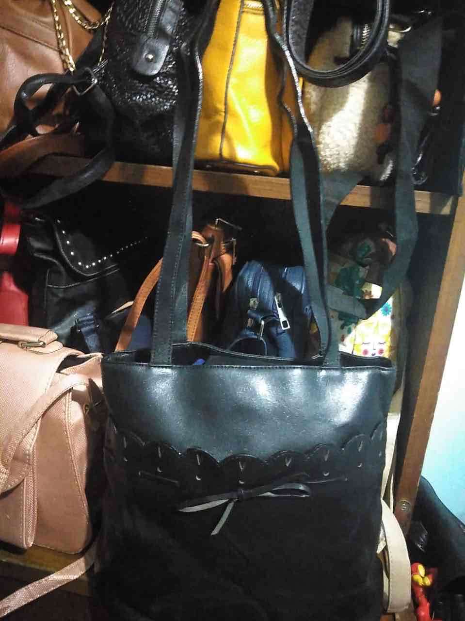 Bolso negro Marjin Fuste - miniatura 4