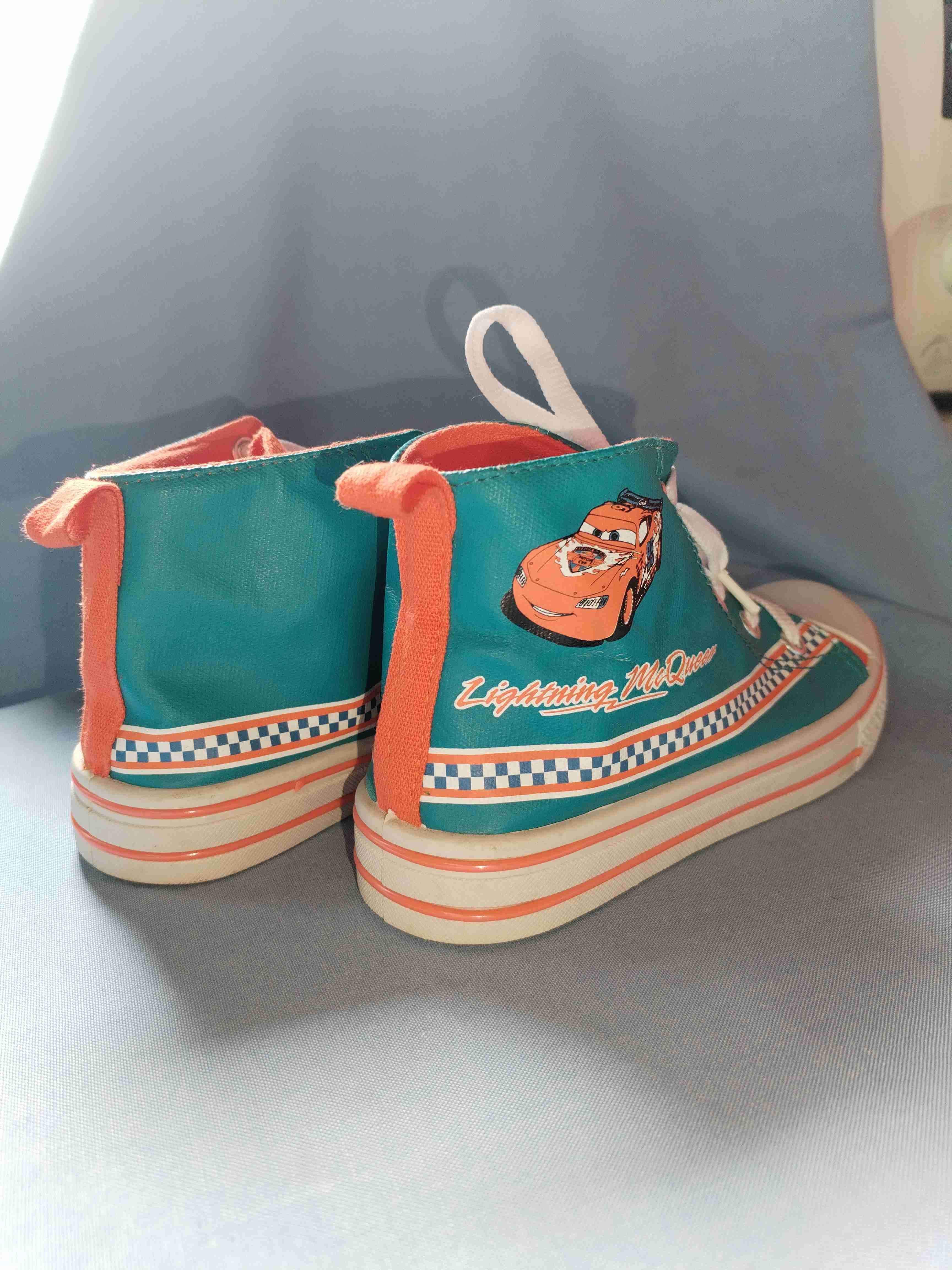 Zapatillas altas turquesa y naranjas - miniatura 6