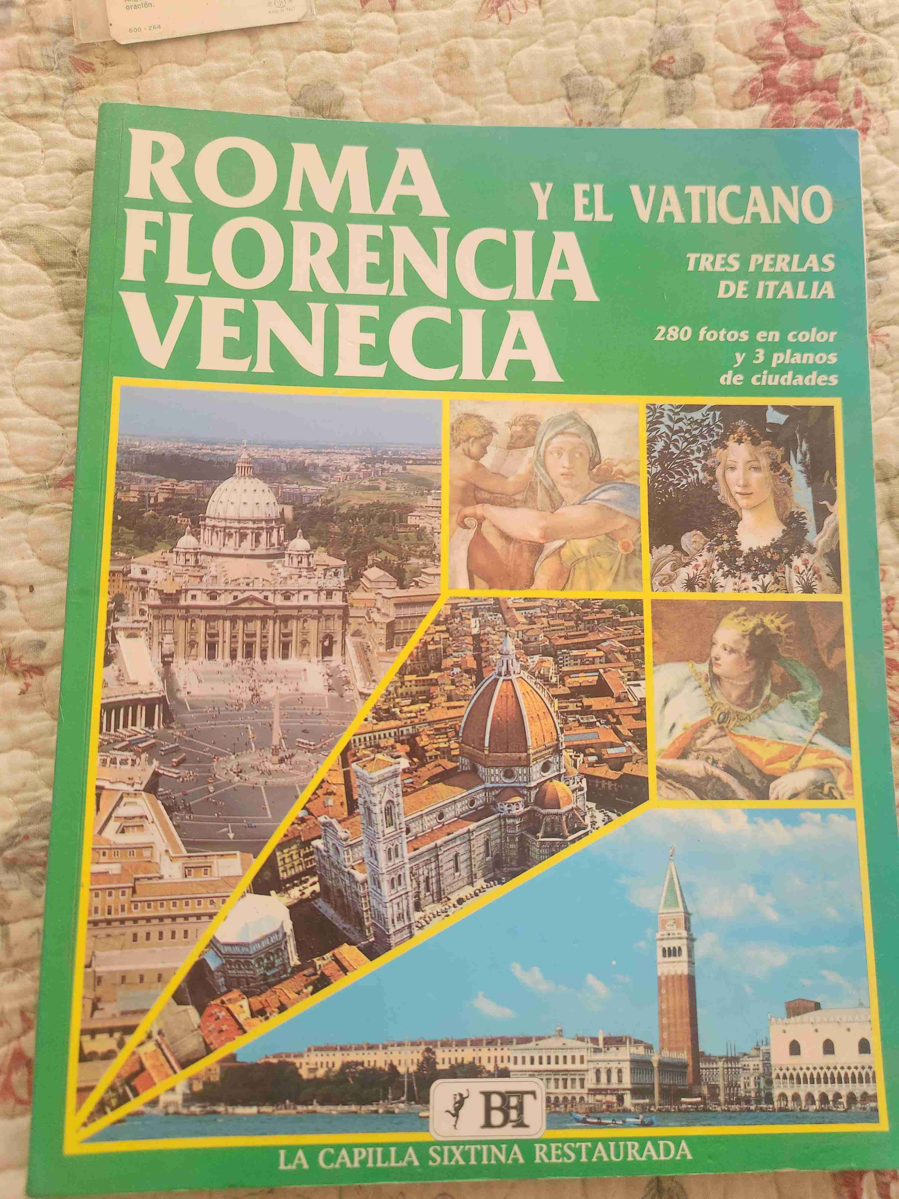 Libro Roma Florencia Venecia