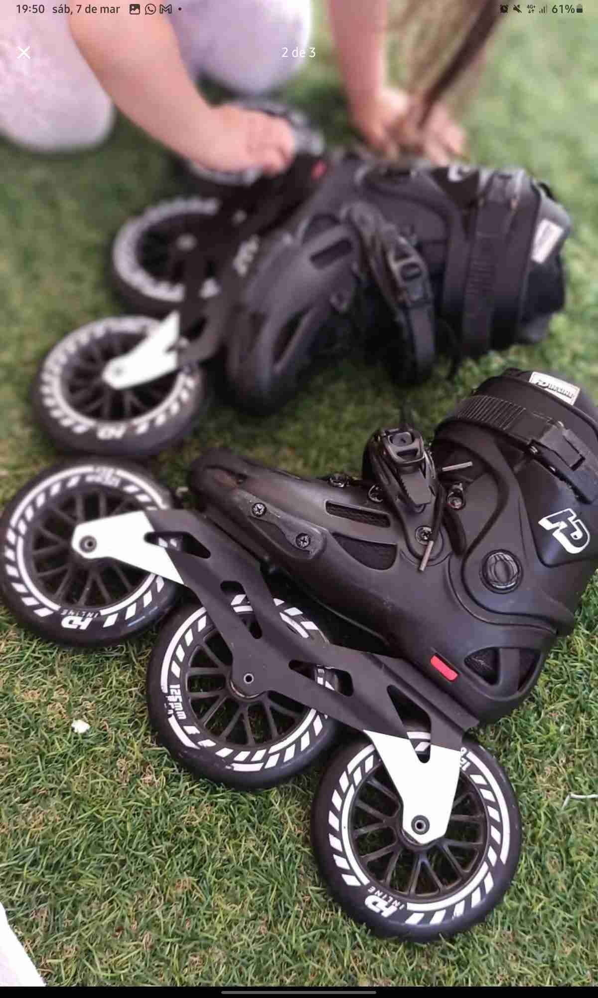 Patines Triskate Hd en línea negros profesionales