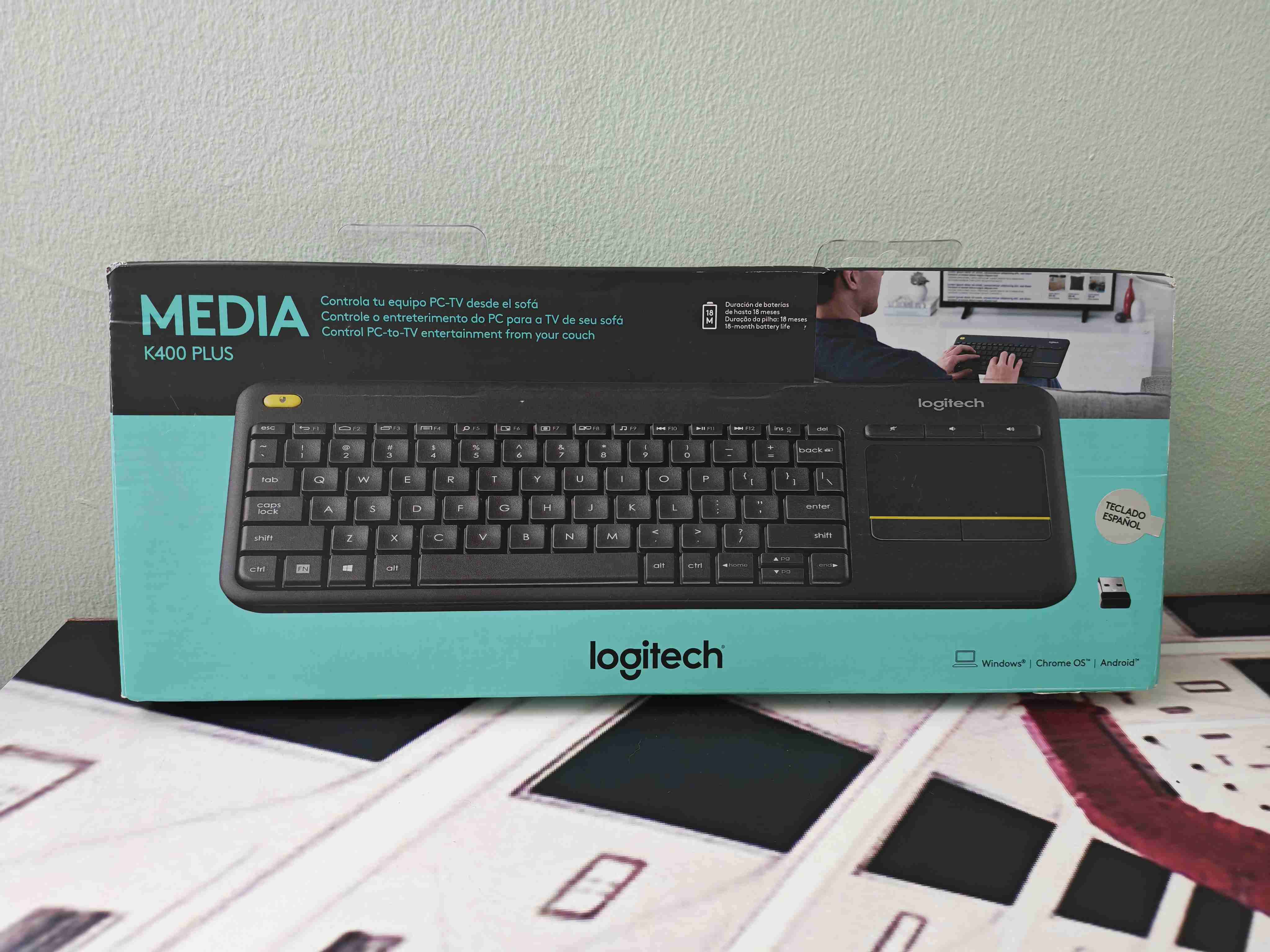 LOGITECH Teclado inalámbrico K400 Plus - miniatura 2