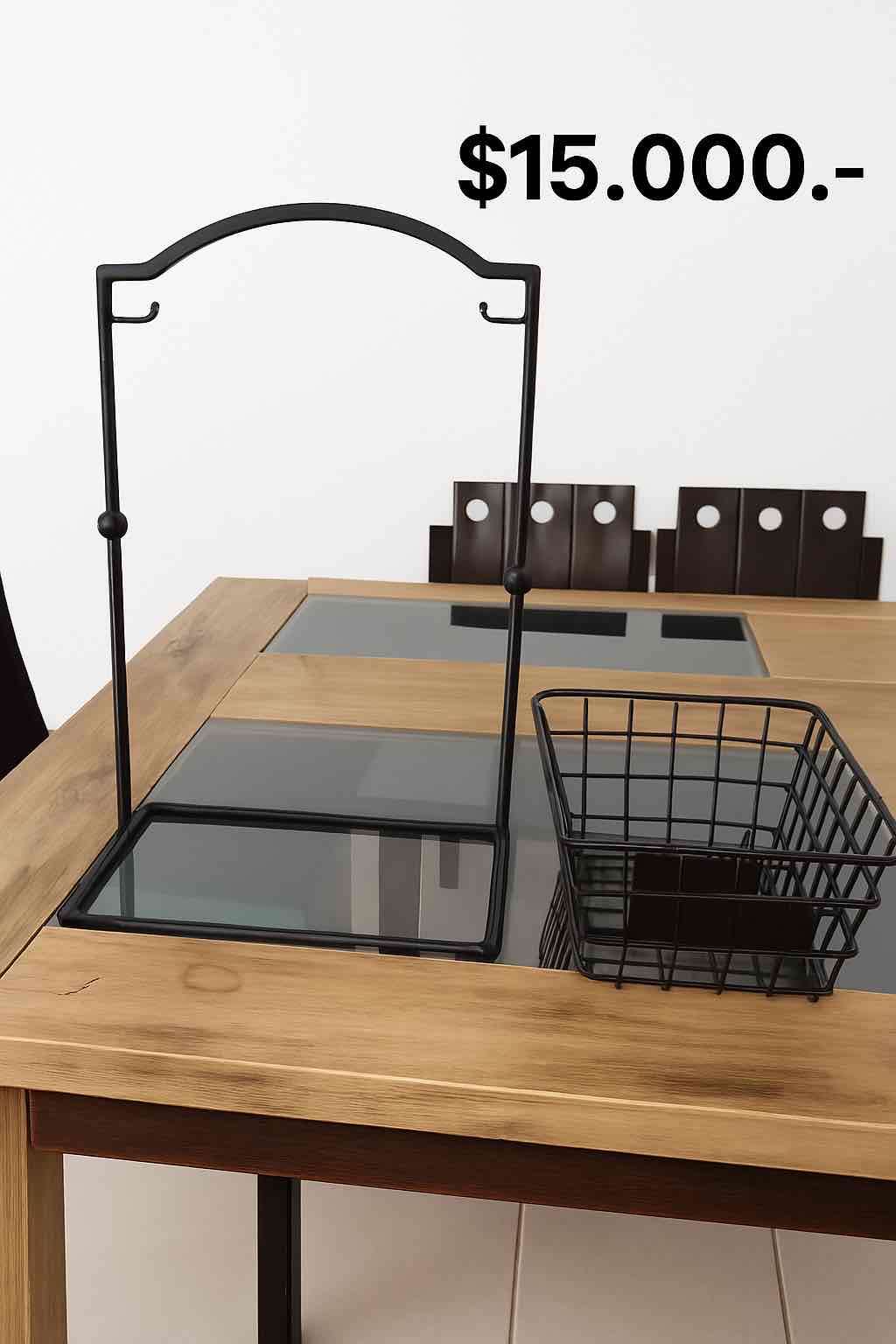 Canasto doble negro - miniatura 3