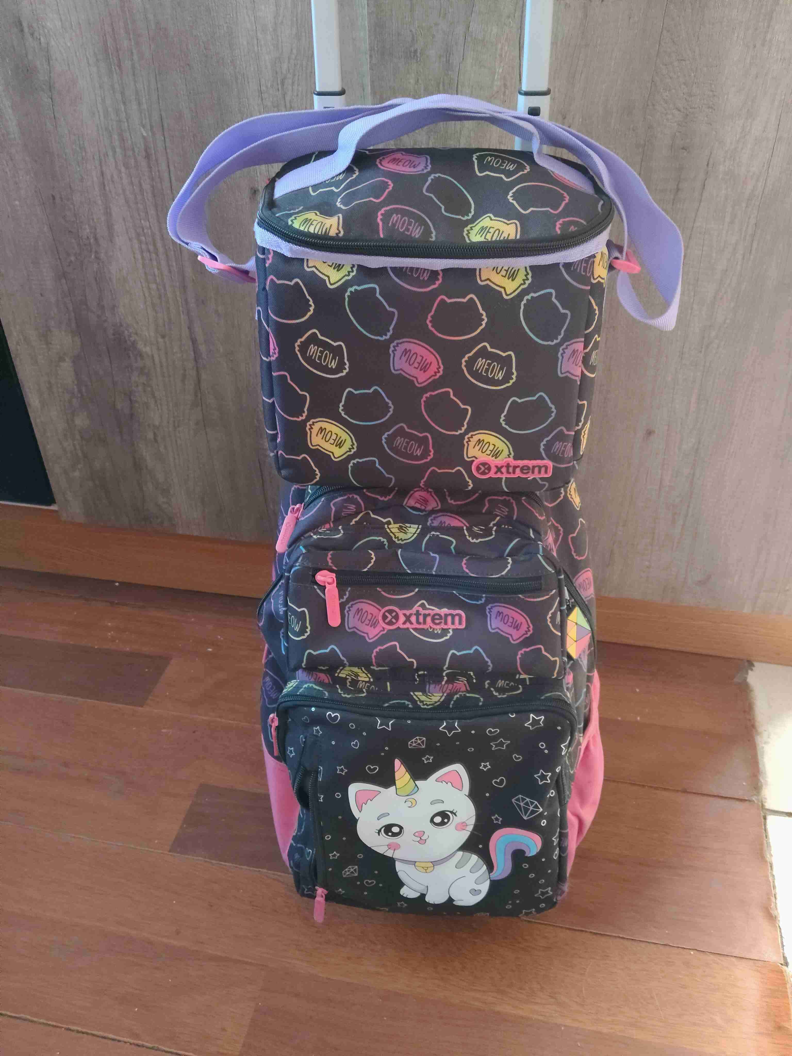 Mochila con ruedas infantil estampada - miniatura 2