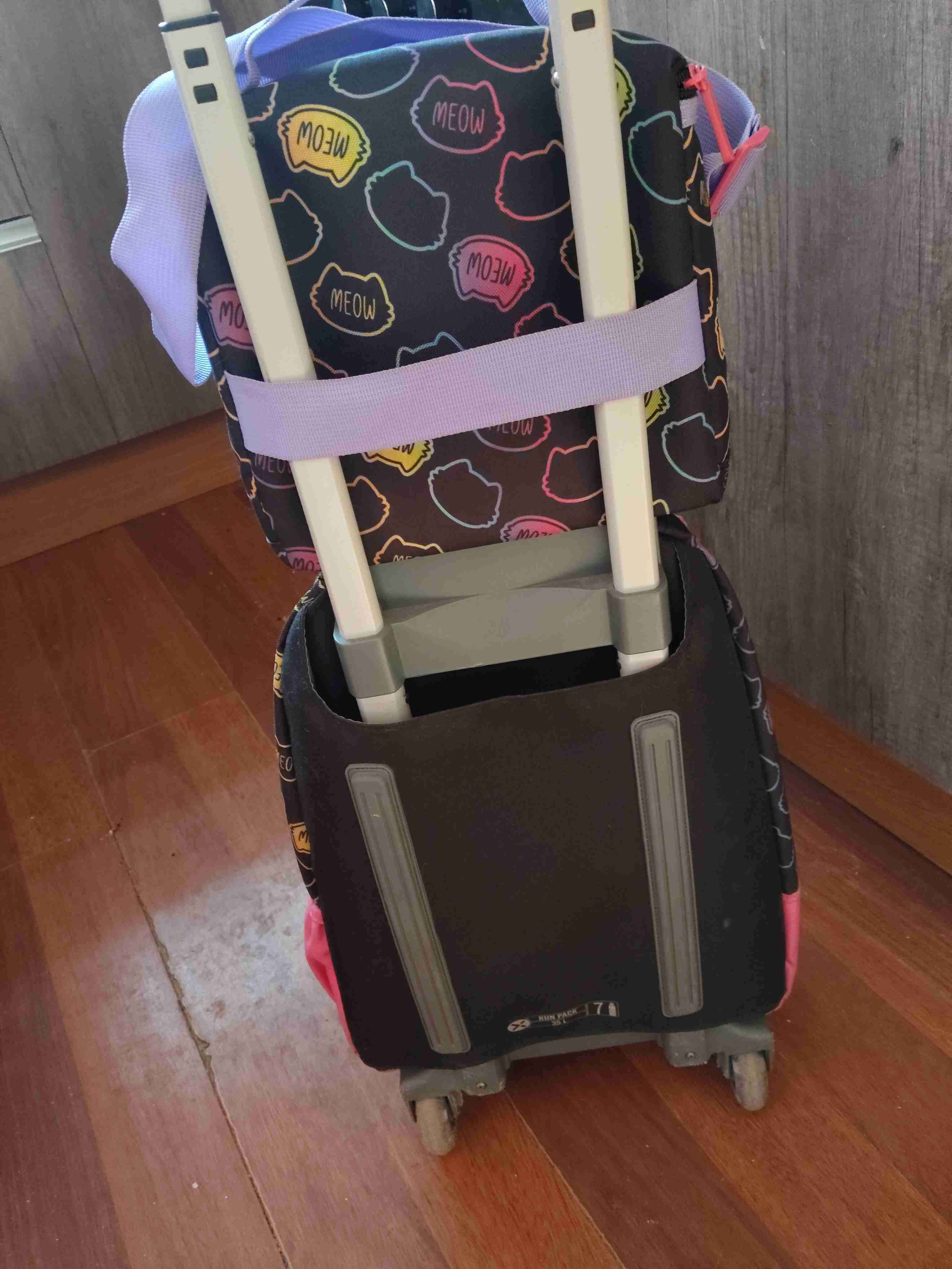 Mochila con ruedas infantil estampada - miniatura 3