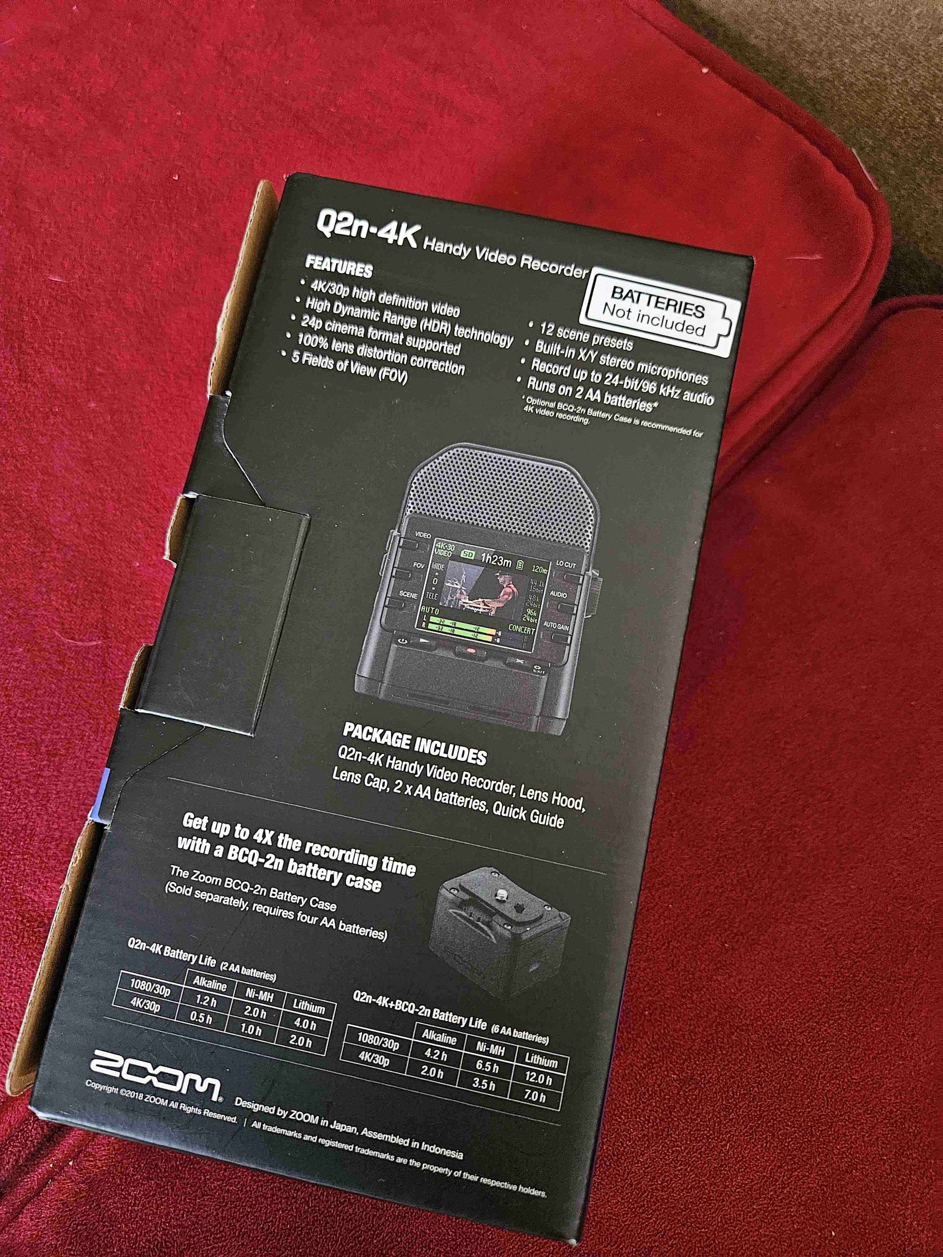 Cámara Handy Video Recorder Zoom Q2n-4K - miniatura 3