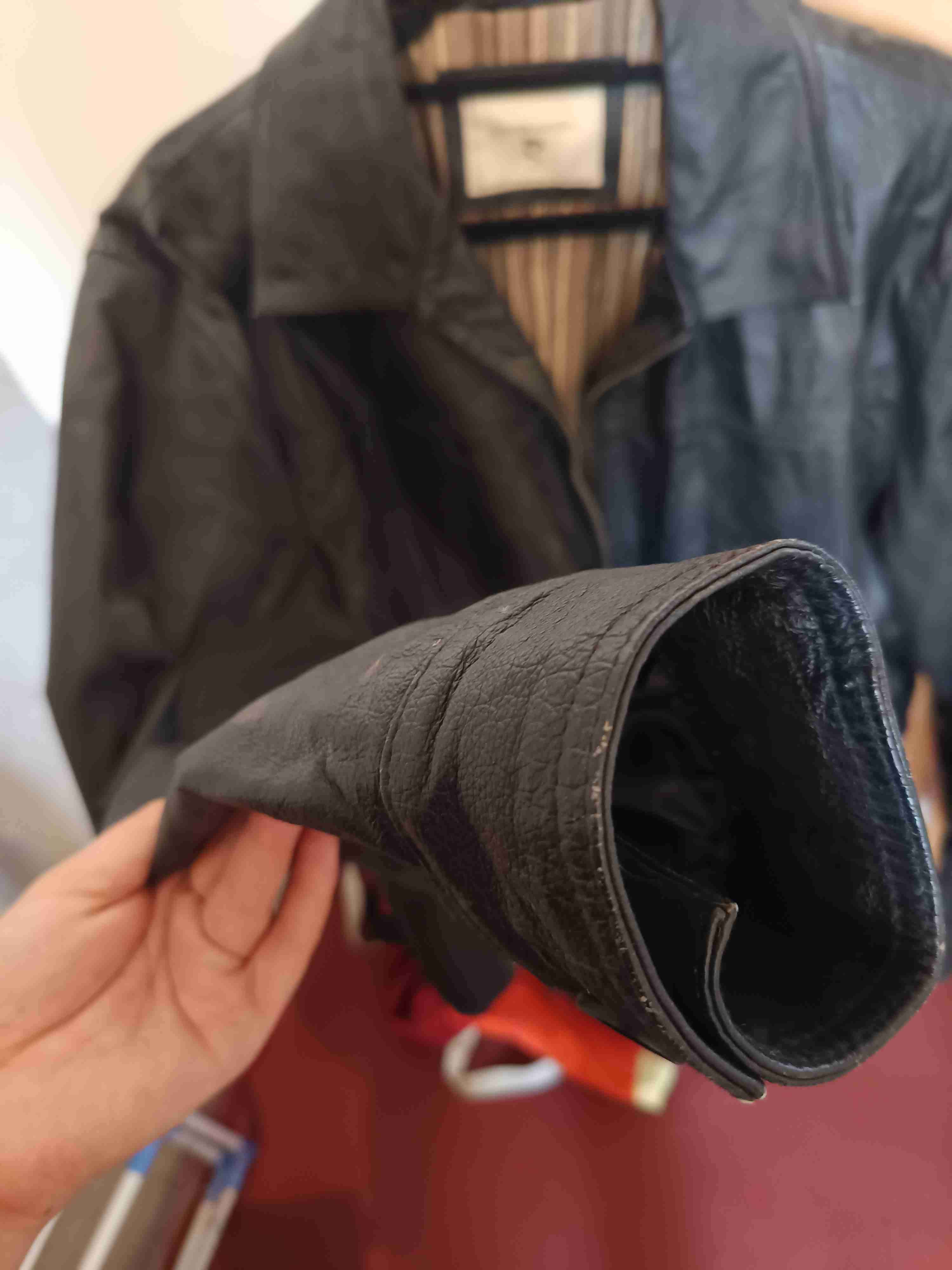 Chaqueta de cuero Pierre Cardin L - miniatura 3