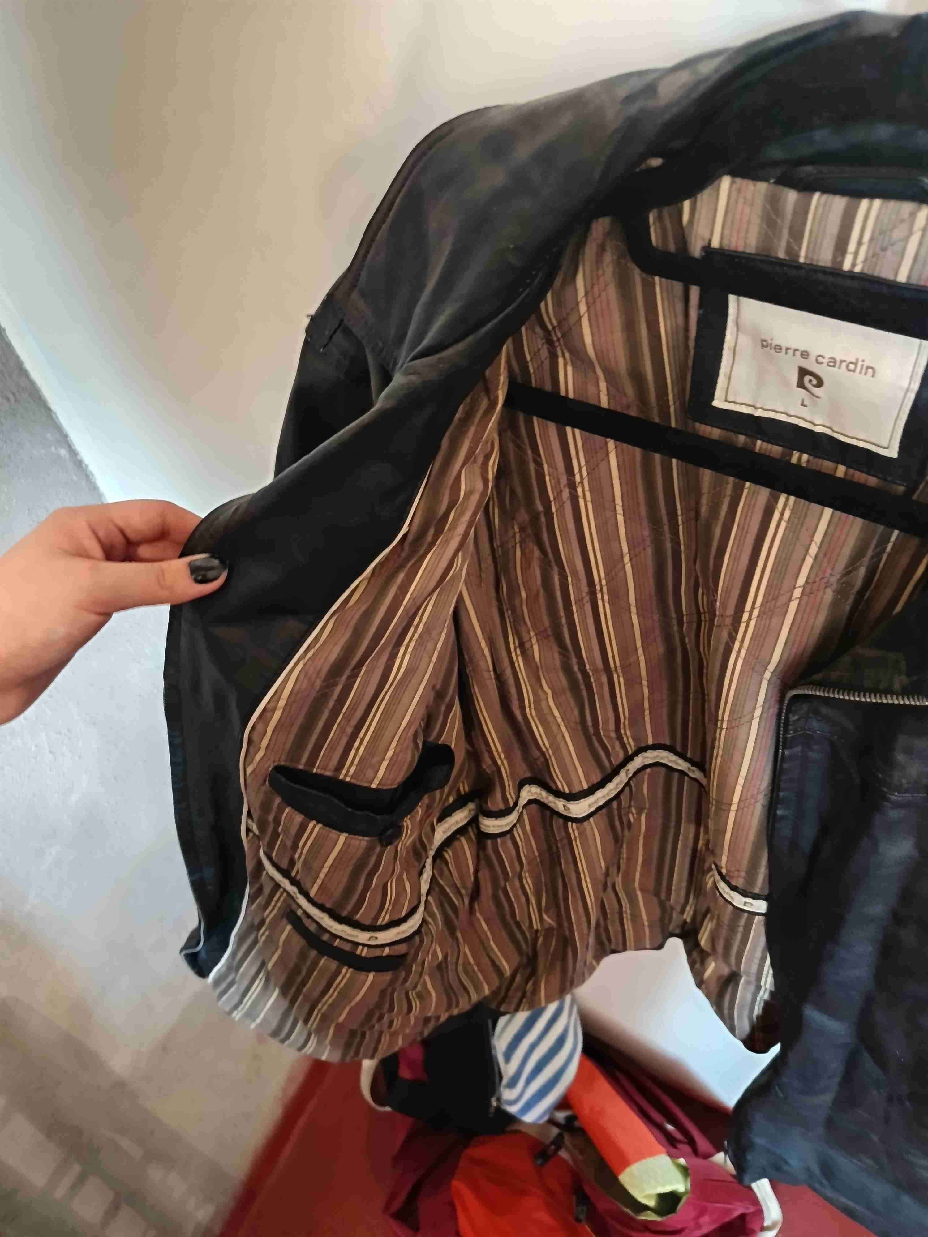 Chaqueta de cuero Pierre Cardin L - miniatura 4