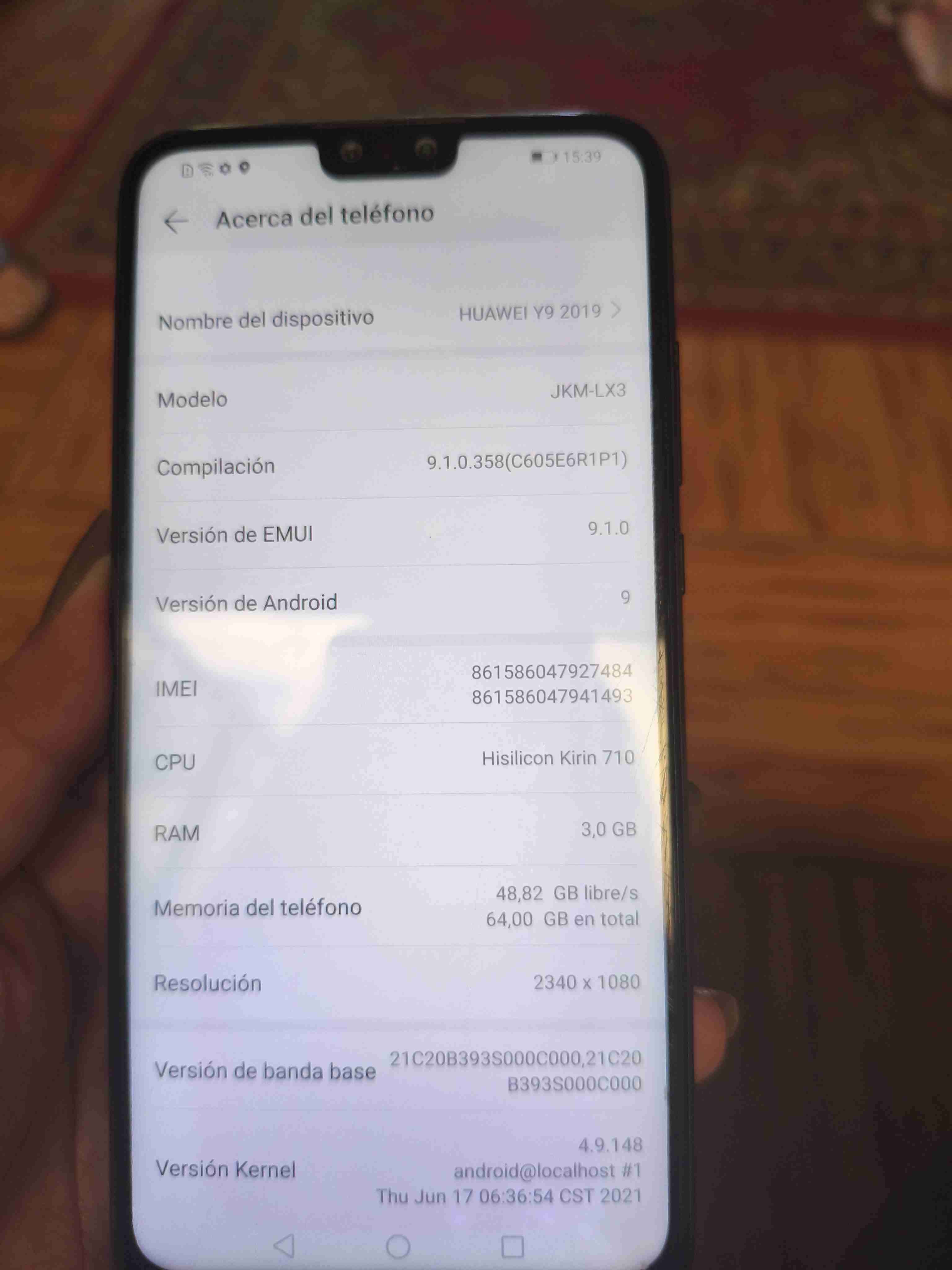 Teléfono Huawei y9 - miniatura 2