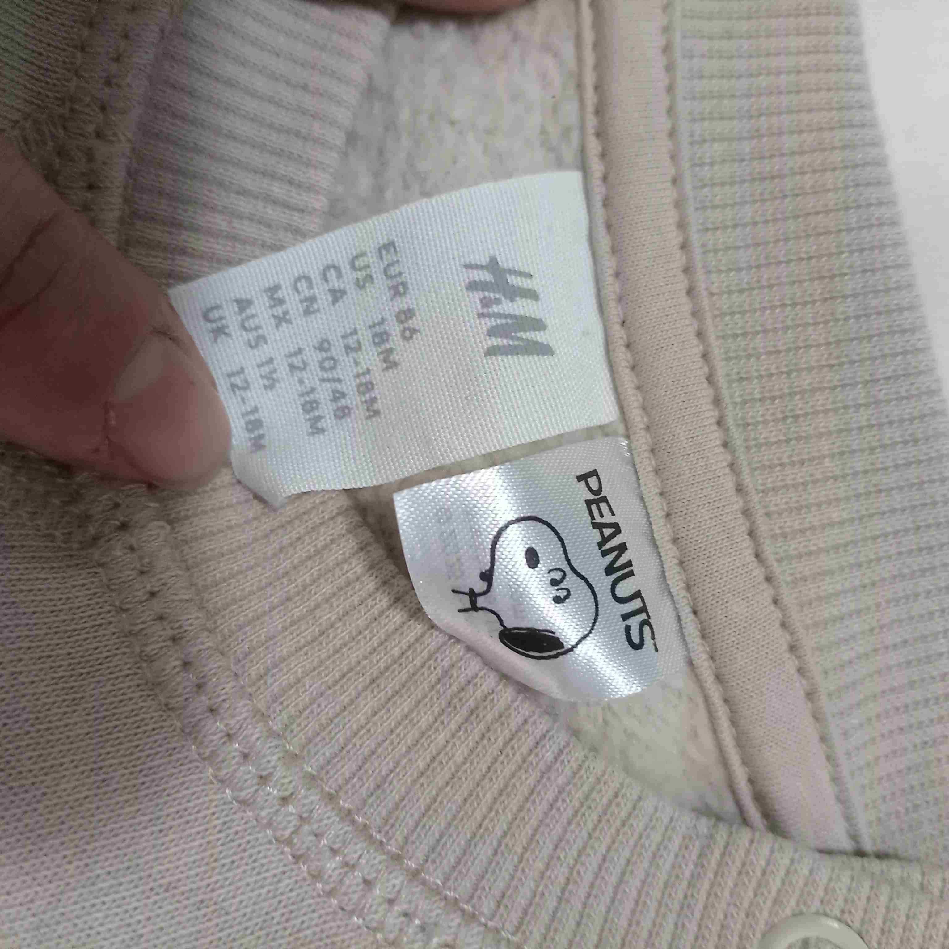 Polerón beige Snoopy H&M - miniatura 2