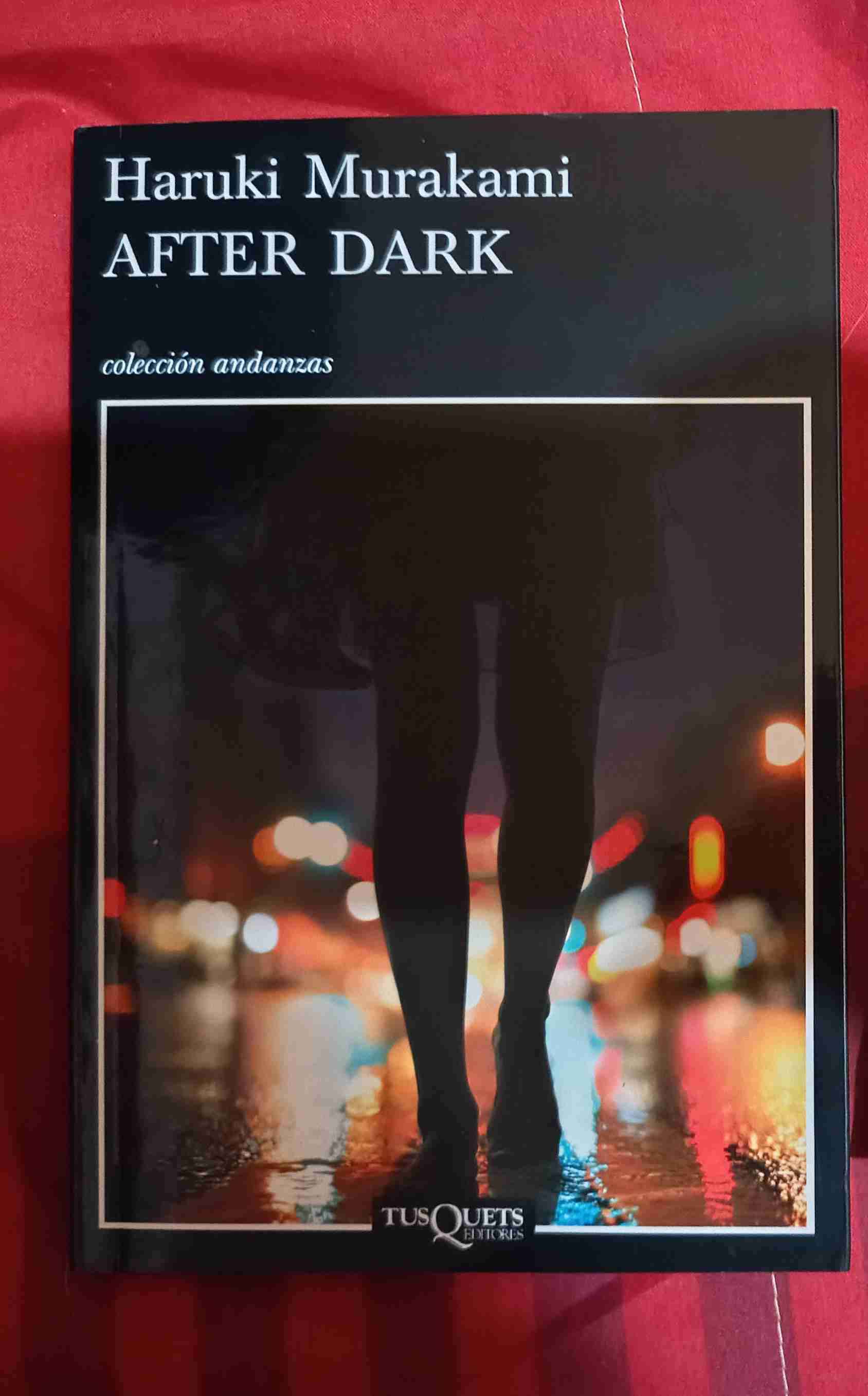 Libro 'After Dark' de Murakami