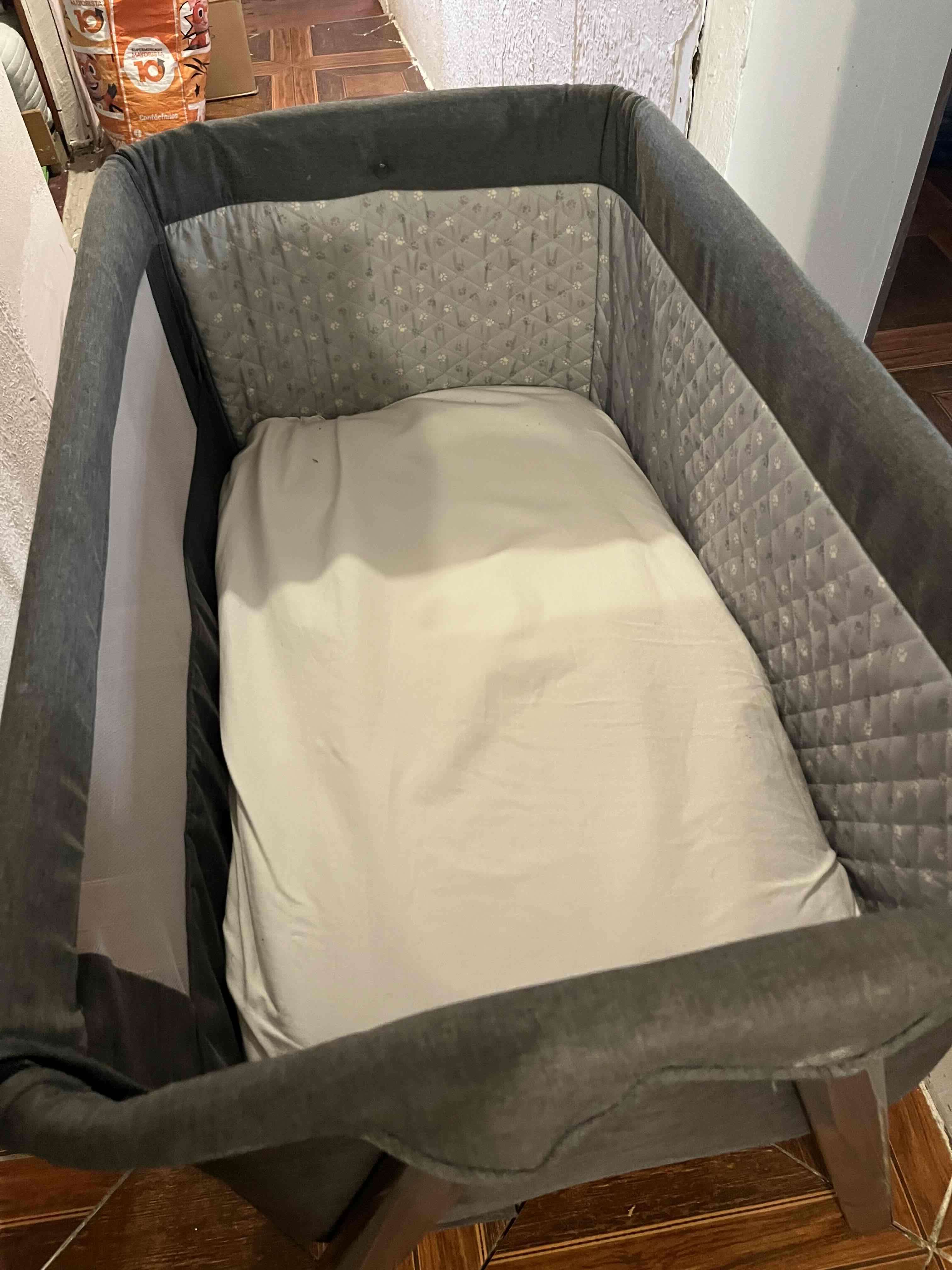 Cuna colecho gris - miniatura 3